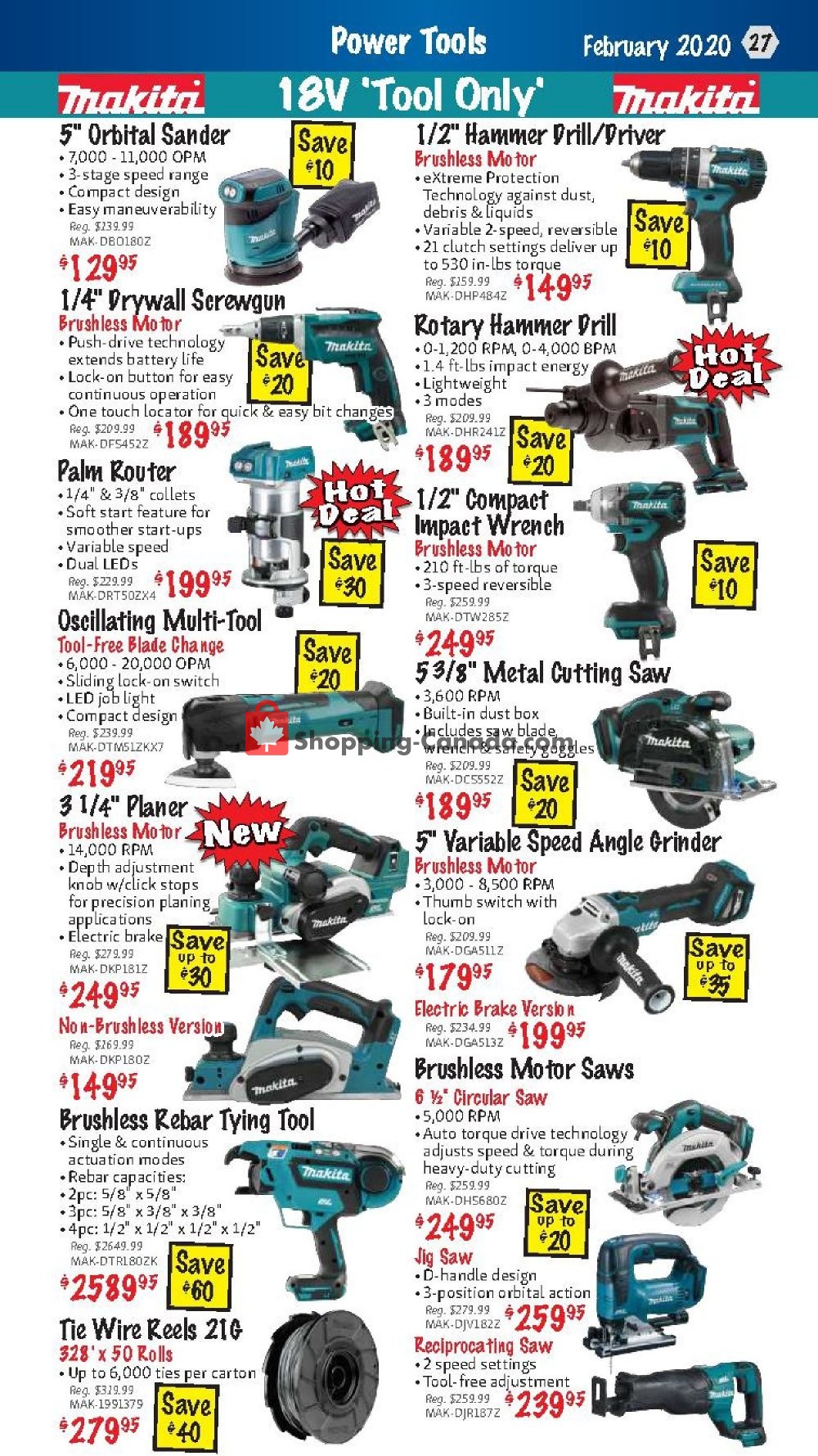 KMS Tools & Equipment flyer from Saturday February 1, 2020 to Saturday February 29, 2020 - page 27