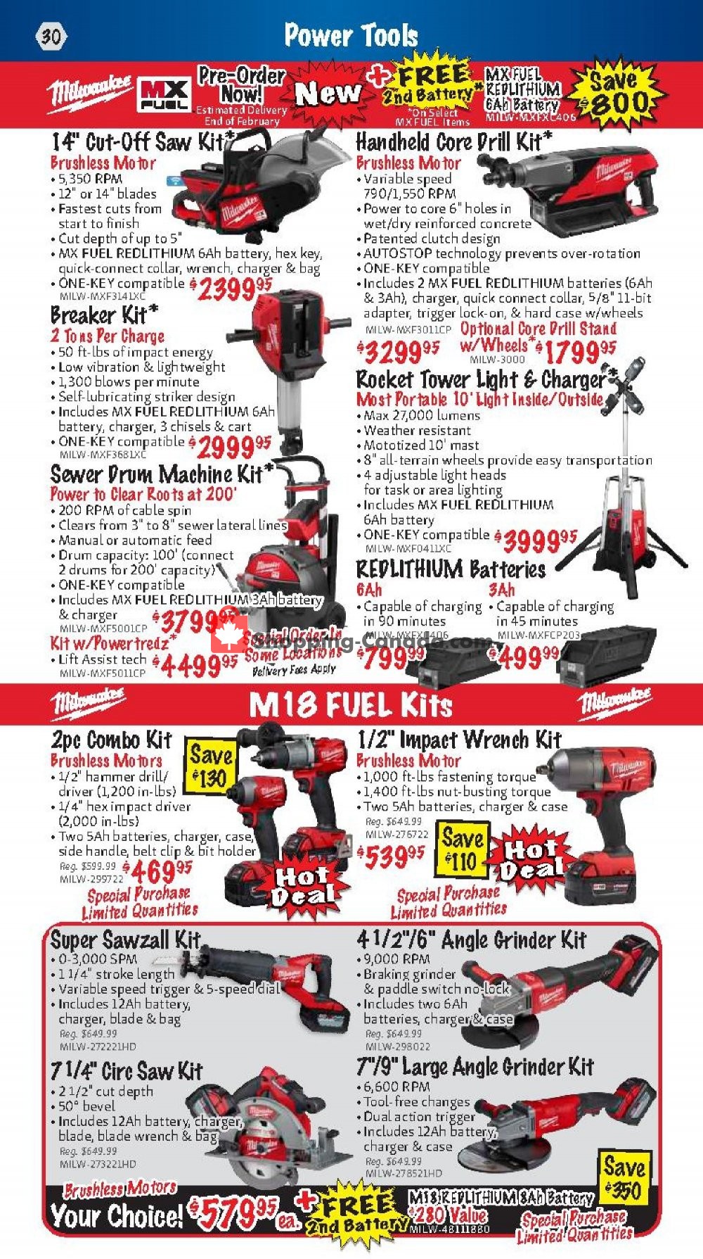 KMS Tools & Equipment flyer from Saturday February 1, 2020 to Saturday February 29, 2020 - page 30