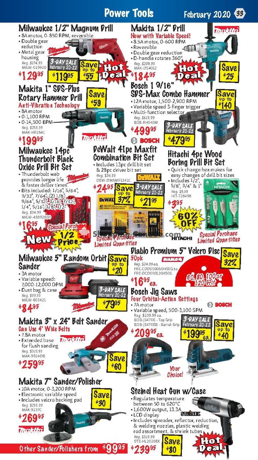 KMS Tools & Equipment flyer from Saturday February 1, 2020 to Saturday February 29, 2020 - page 33