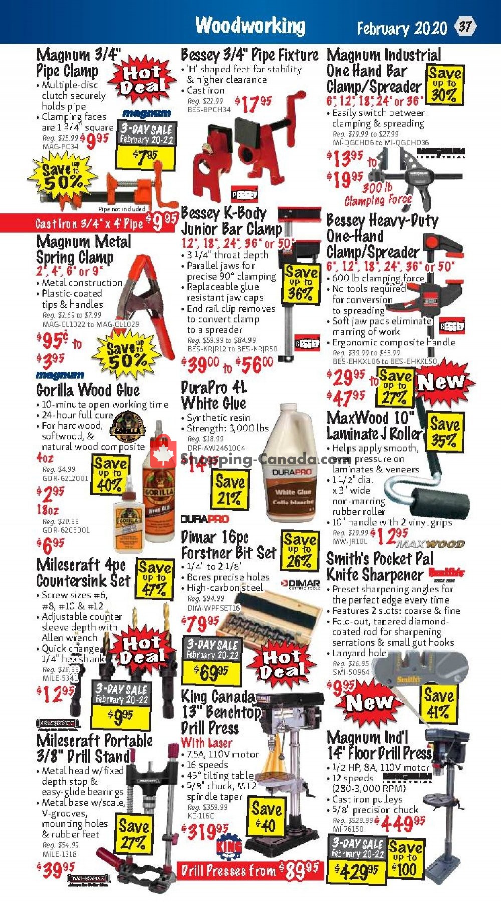 KMS Tools & Equipment flyer from Saturday February 1, 2020 to Saturday February 29, 2020 - page 37