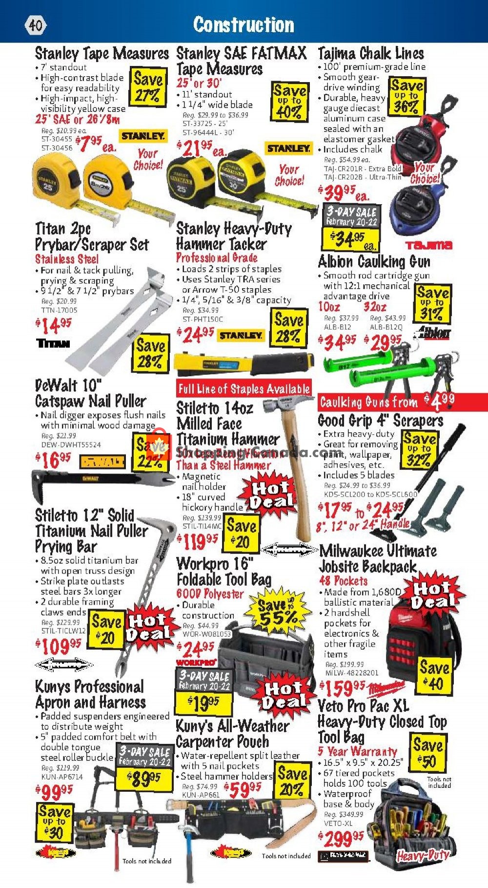 KMS Tools & Equipment flyer from Saturday February 1, 2020 to Saturday February 29, 2020 - page 40