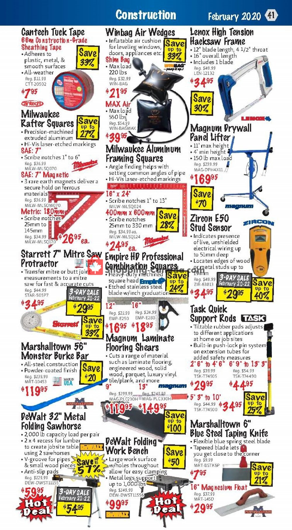 KMS Tools & Equipment flyer from Saturday February 1, 2020 to Saturday February 29, 2020 - page 41