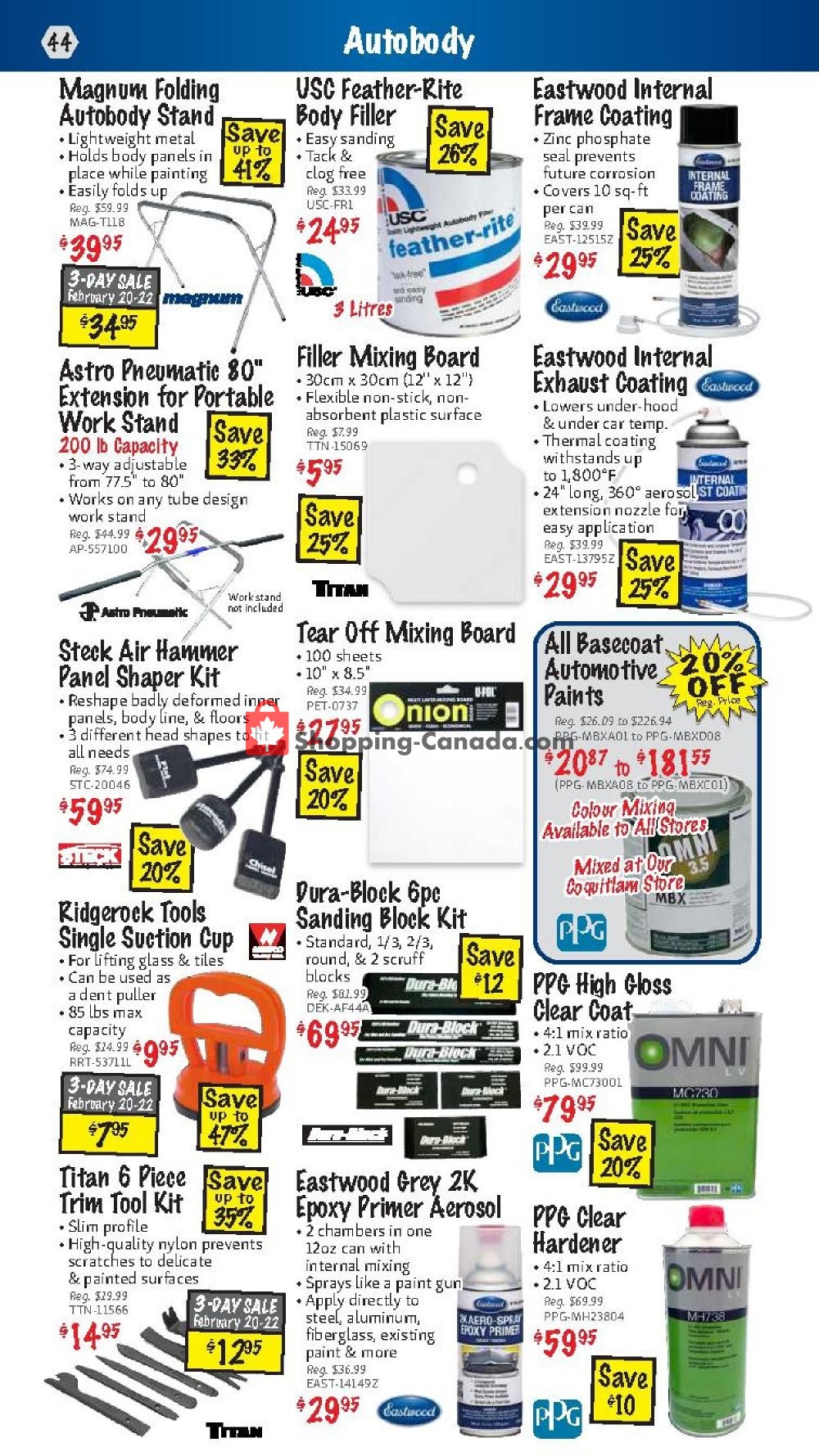 KMS Tools & Equipment flyer from Saturday February 1, 2020 to Saturday February 29, 2020 - page 44