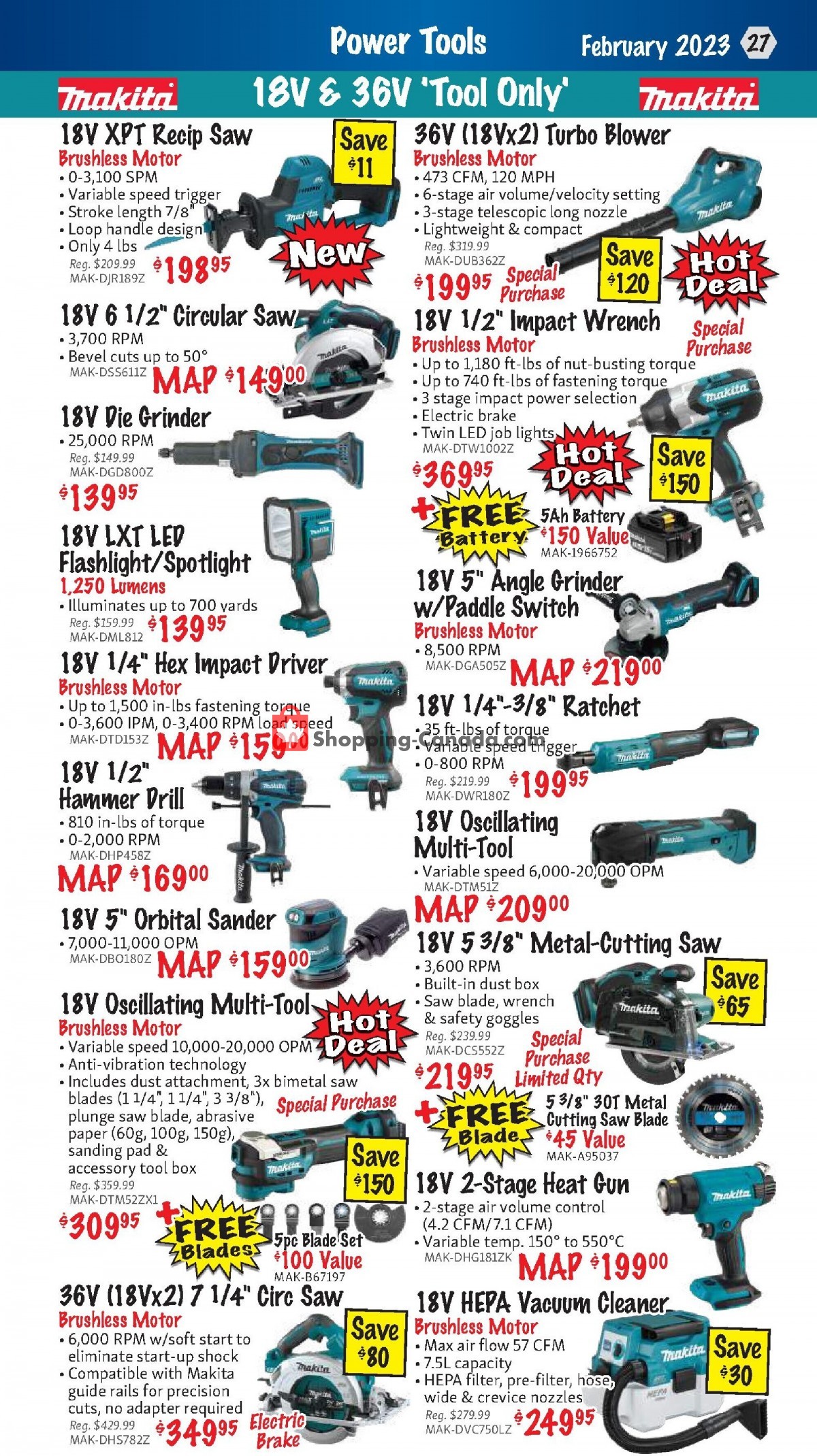 KMS Tools & Equipment Canada, flyer (Welding Sale) February 1