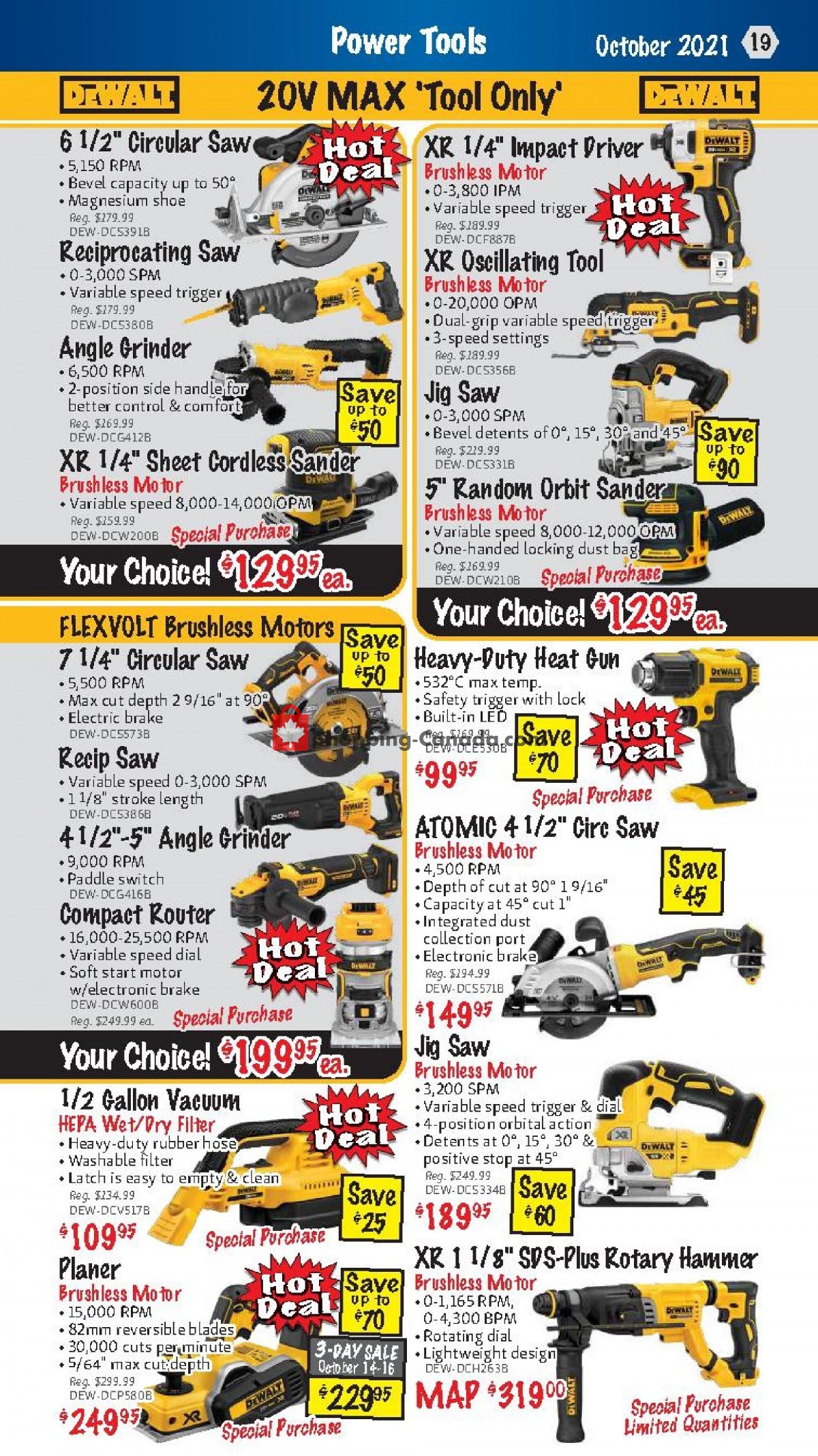 KMS Tools & Equipment flyer from Friday October 1, 2021 to Sunday October 31, 2021 - page 19