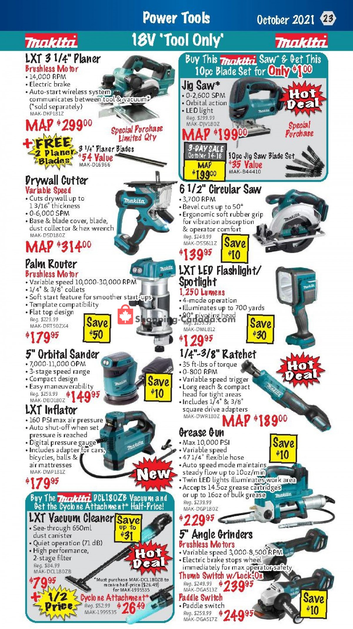KMS Tools & Equipment flyer from Friday October 1, 2021 to Sunday October 31, 2021 - page 23