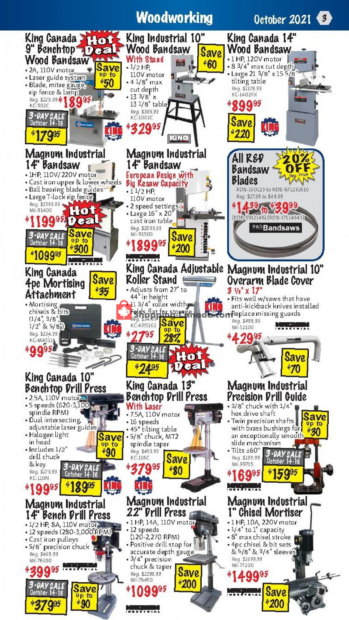 KMS Tools & Equipment flyer from Friday October 1, 2021 to Sunday October 31, 2021 - page 3