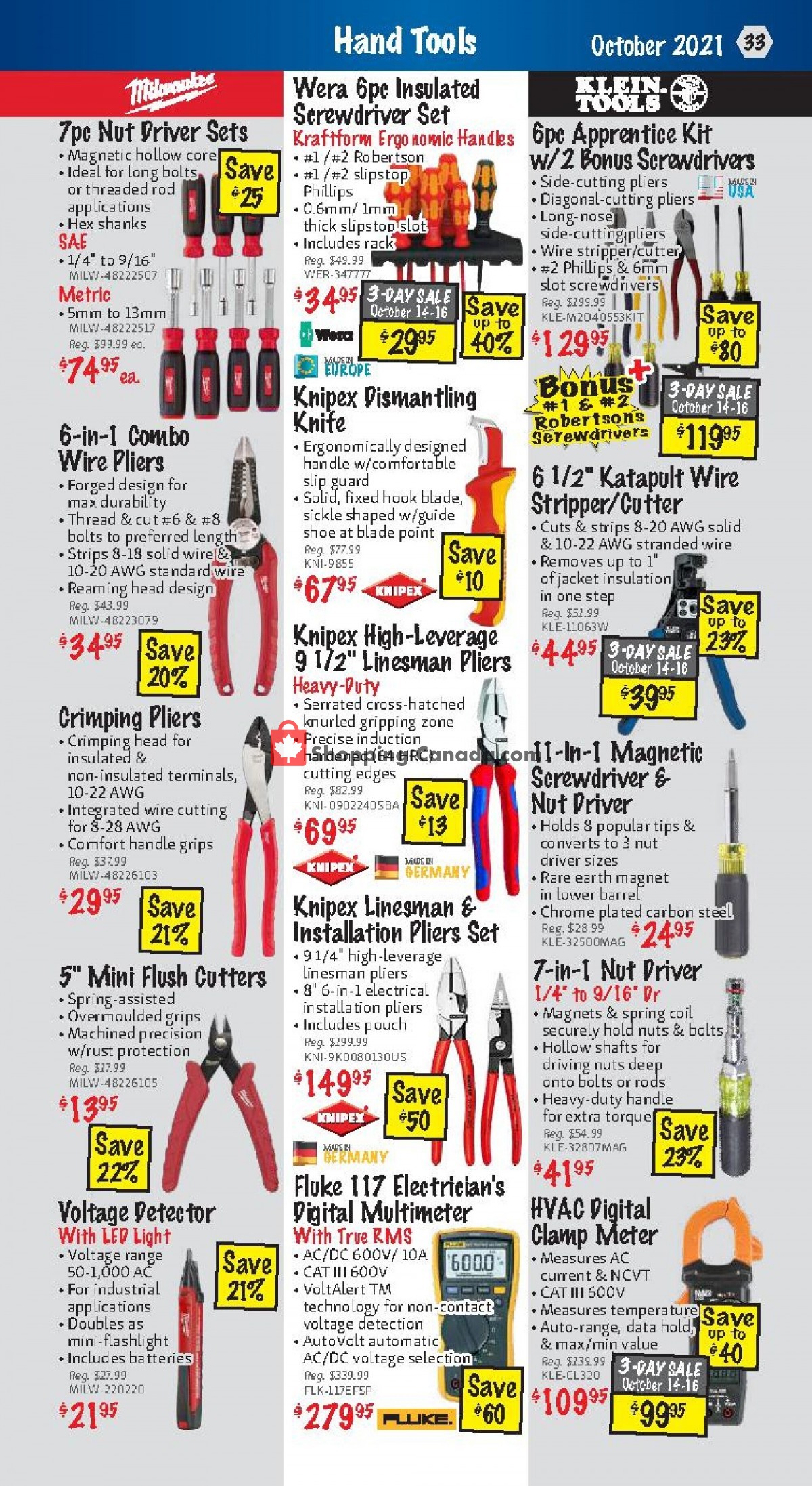 KMS Tools & Equipment flyer from Friday October 1, 2021 to Sunday October 31, 2021 - page 33