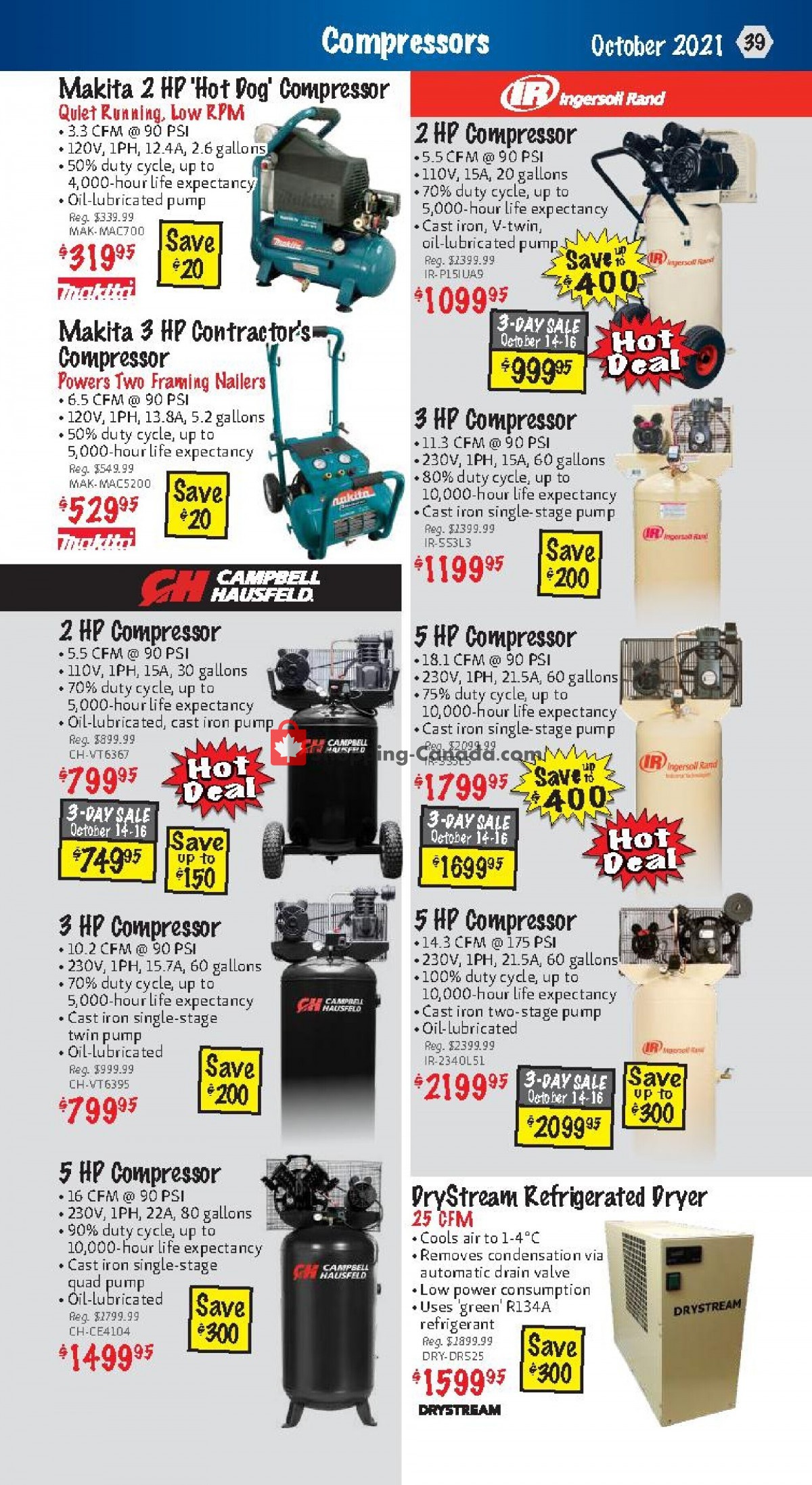 KMS Tools & Equipment flyer from Friday October 1, 2021 to Sunday October 31, 2021 - page 39