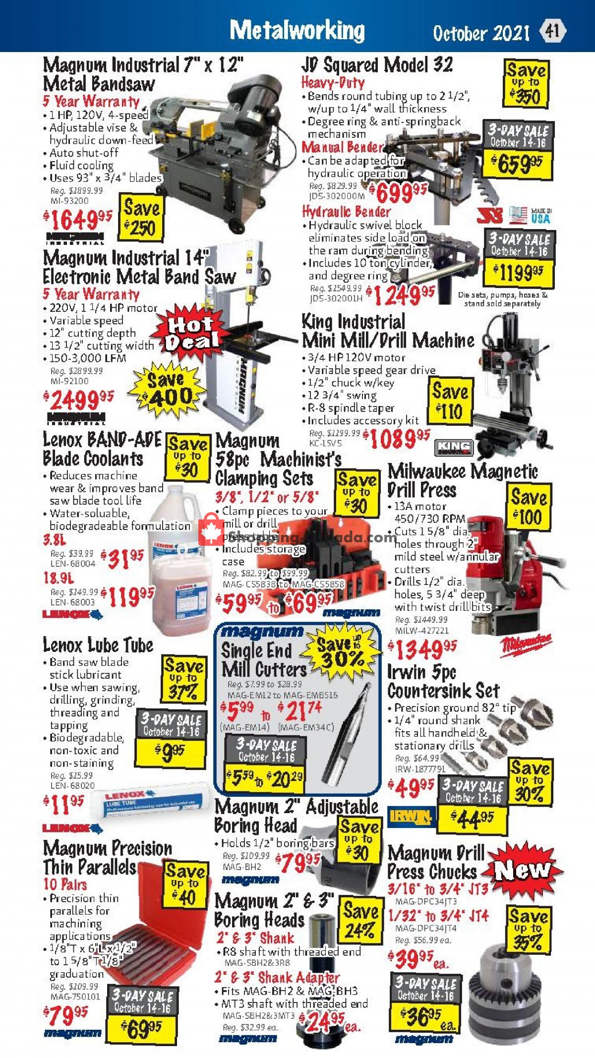 KMS Tools & Equipment flyer from Friday October 1, 2021 to Sunday October 31, 2021 - page 41