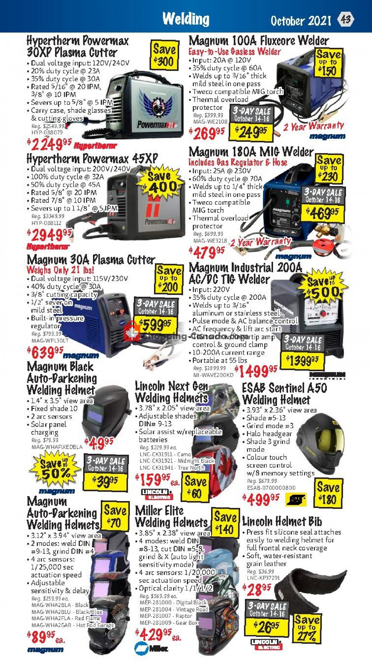 KMS Tools & Equipment flyer from Friday October 1, 2021 to Sunday October 31, 2021 - page 43
