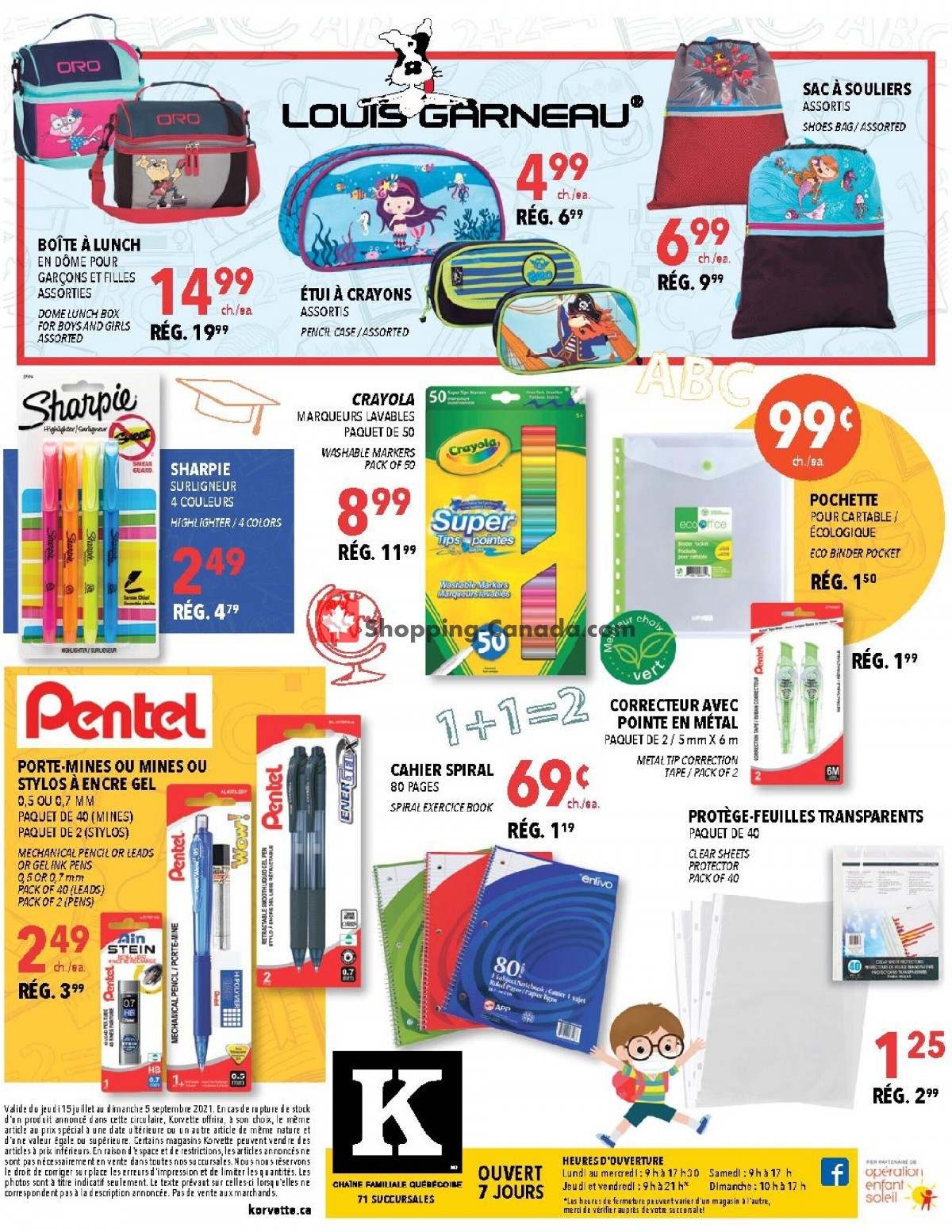 Korvette flyer from Thursday July 15, 2021 to Sunday September 5, 2021 - page 2
