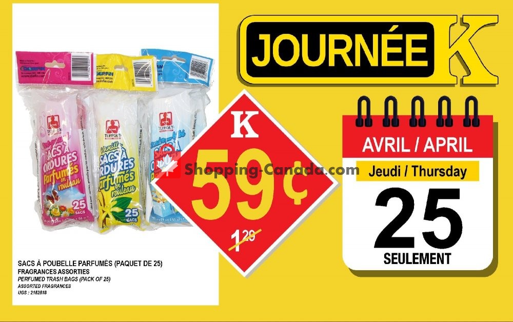 Korvette flyer from Thursday April 25, 2019 to Thursday April 25, 2019 - page 1