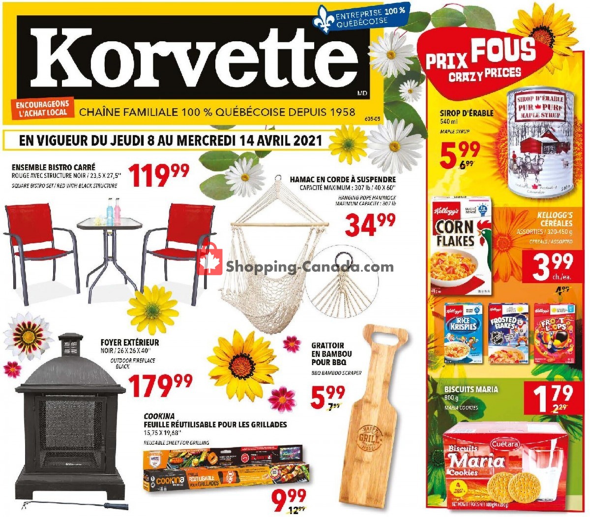 Korvette flyer from Thursday April 8, 2021 to Wednesday April 14, 2021 - page 1