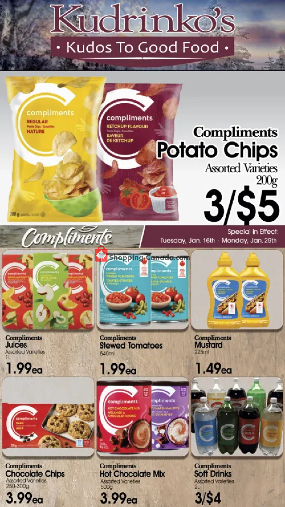 Kudrinko's flyer from Tuesday January 16, 2024 to Monday January 29, 2024 - page 2