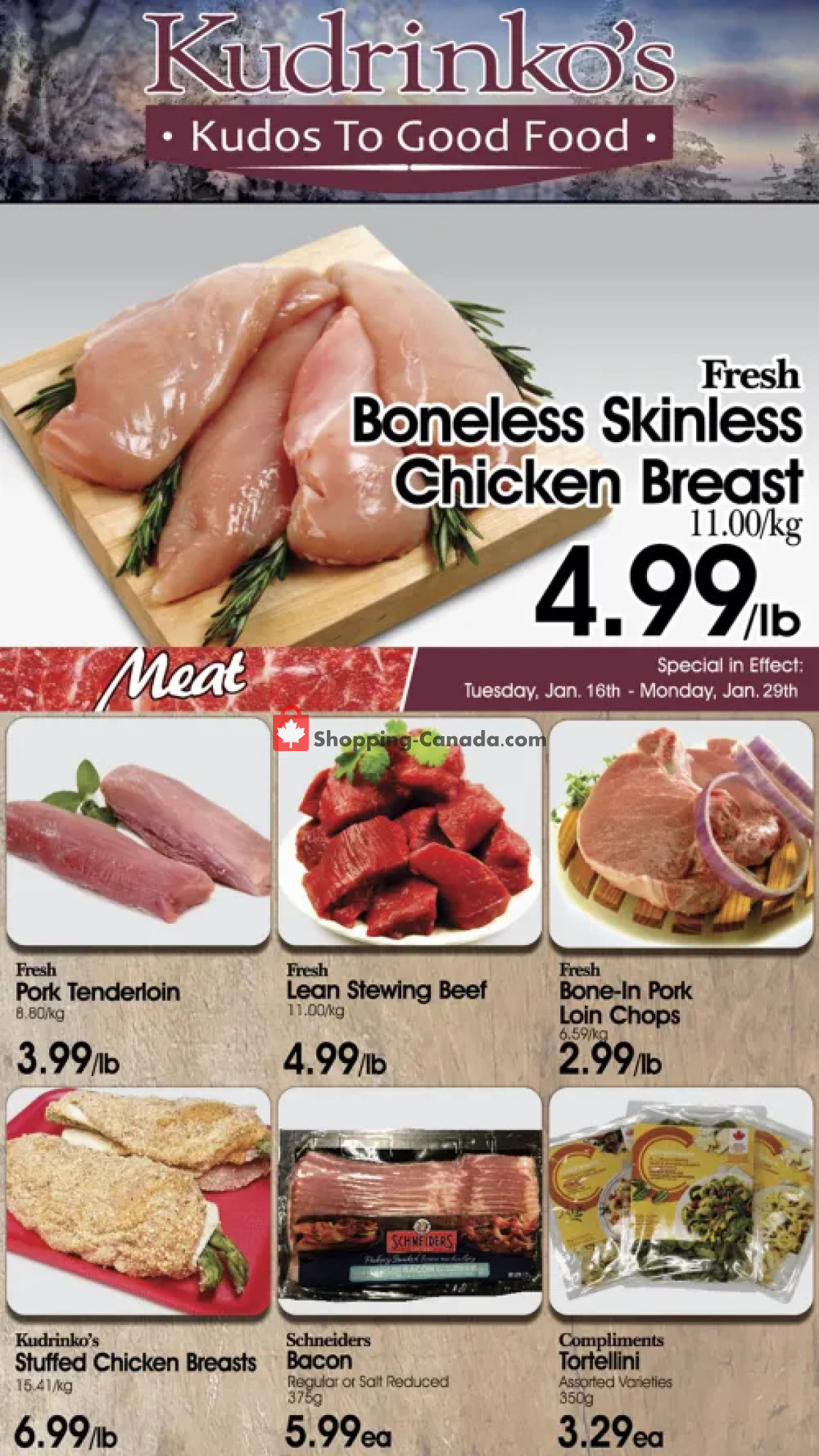 Kudrinko's flyer from Tuesday January 16, 2024 to Monday January 29, 2024 - page 4