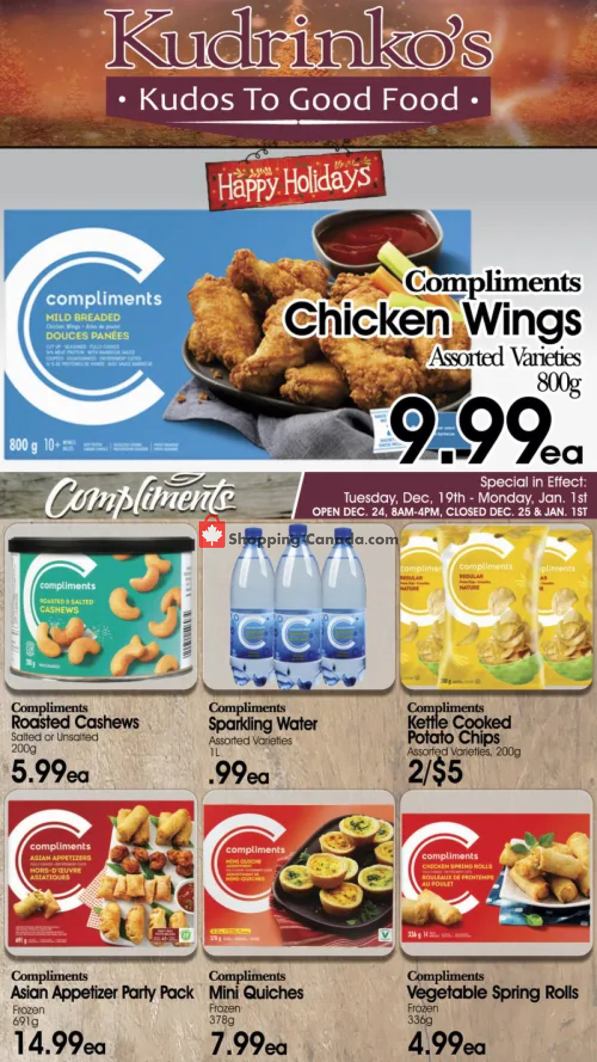 Kudrinko's flyer from Tuesday December 19, 2023 to Monday January 1, 2024 - page 2