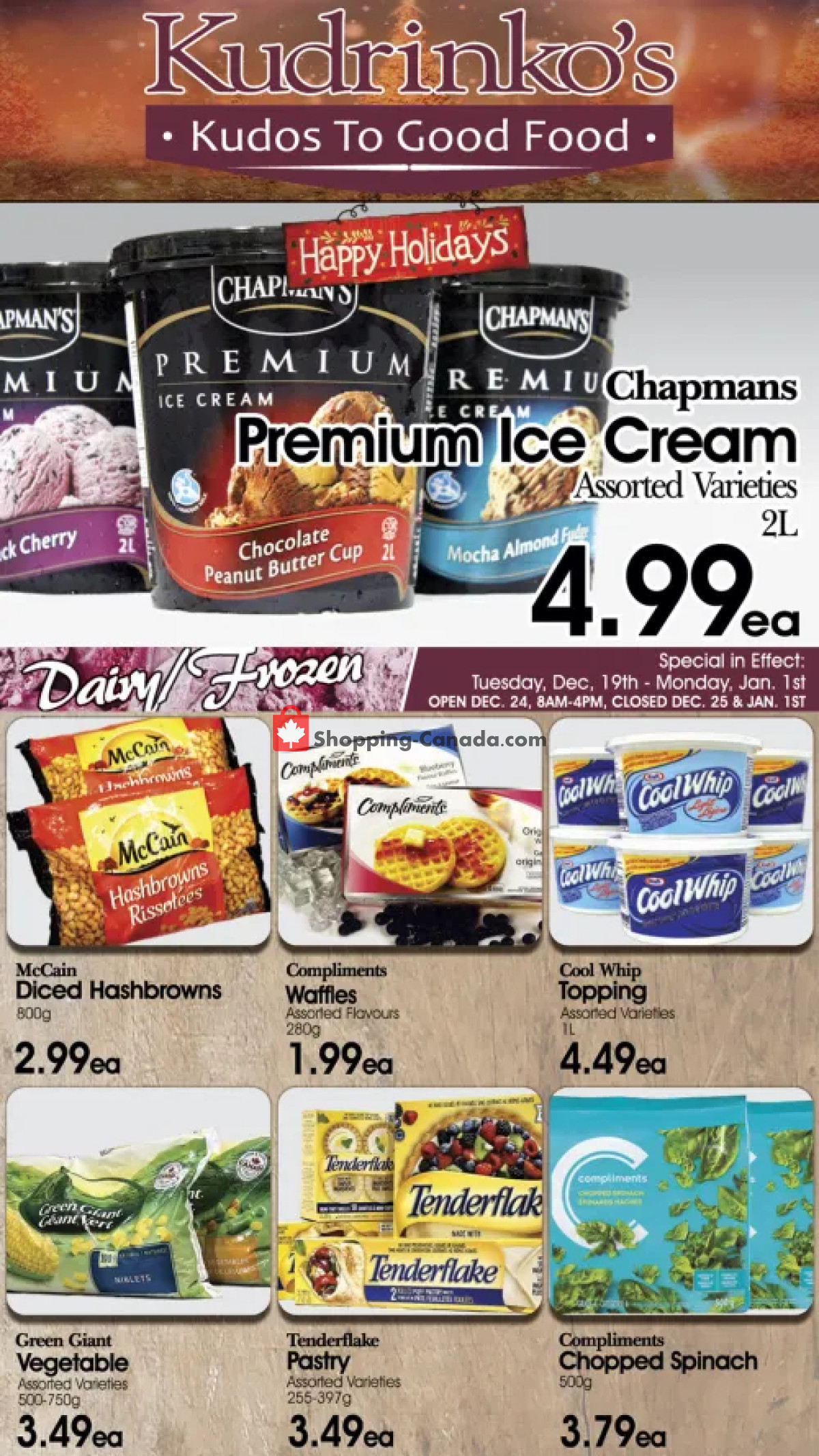 Kudrinko's flyer from Tuesday December 19, 2023 to Monday January 1, 2024 - page 4