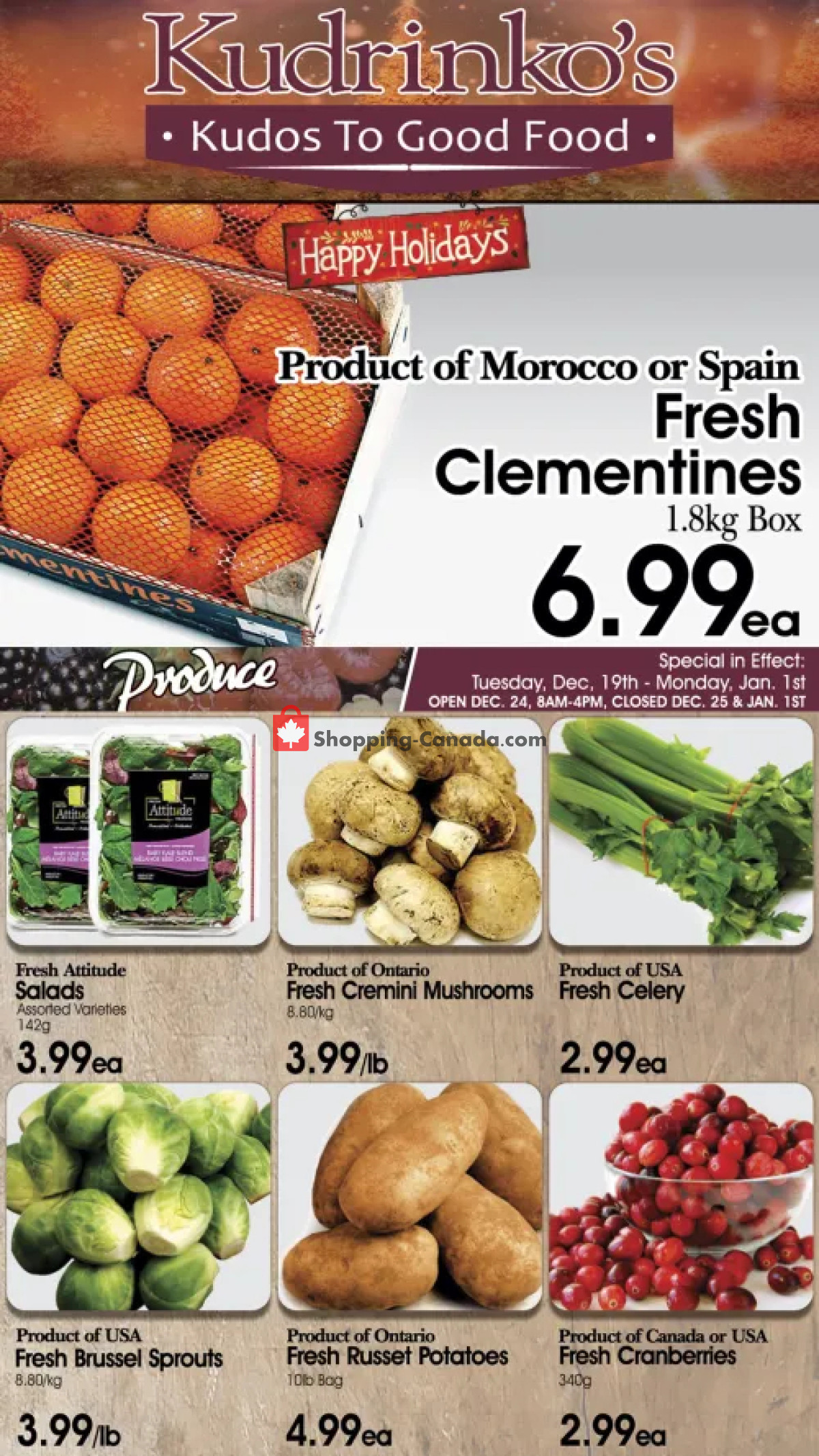 Kudrinko's flyer from Tuesday December 19, 2023 to Monday January 1, 2024 - page 7