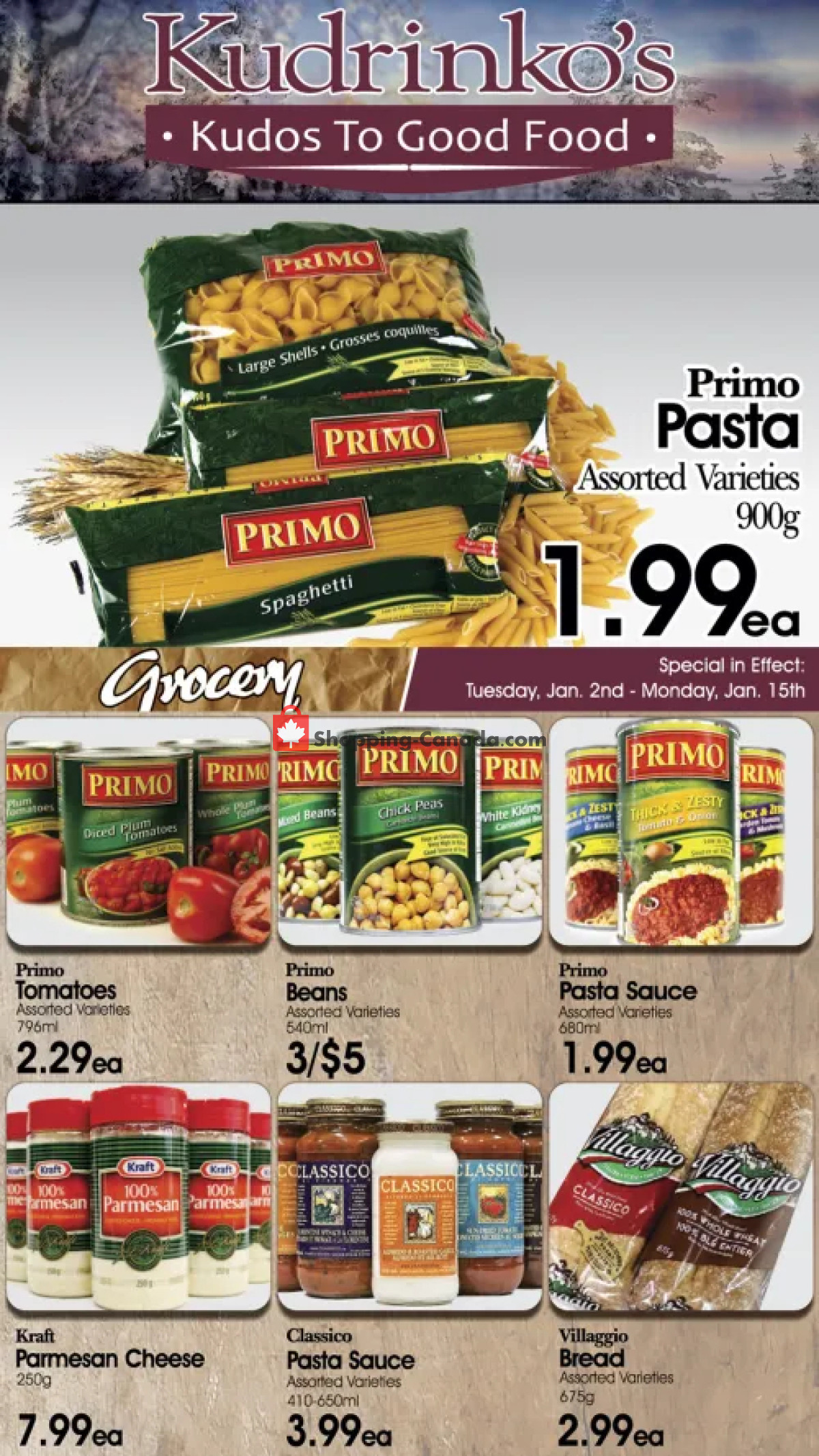 Kudrinko's flyer from Tuesday January 2, 2024 to Monday January 15, 2024 - page 2