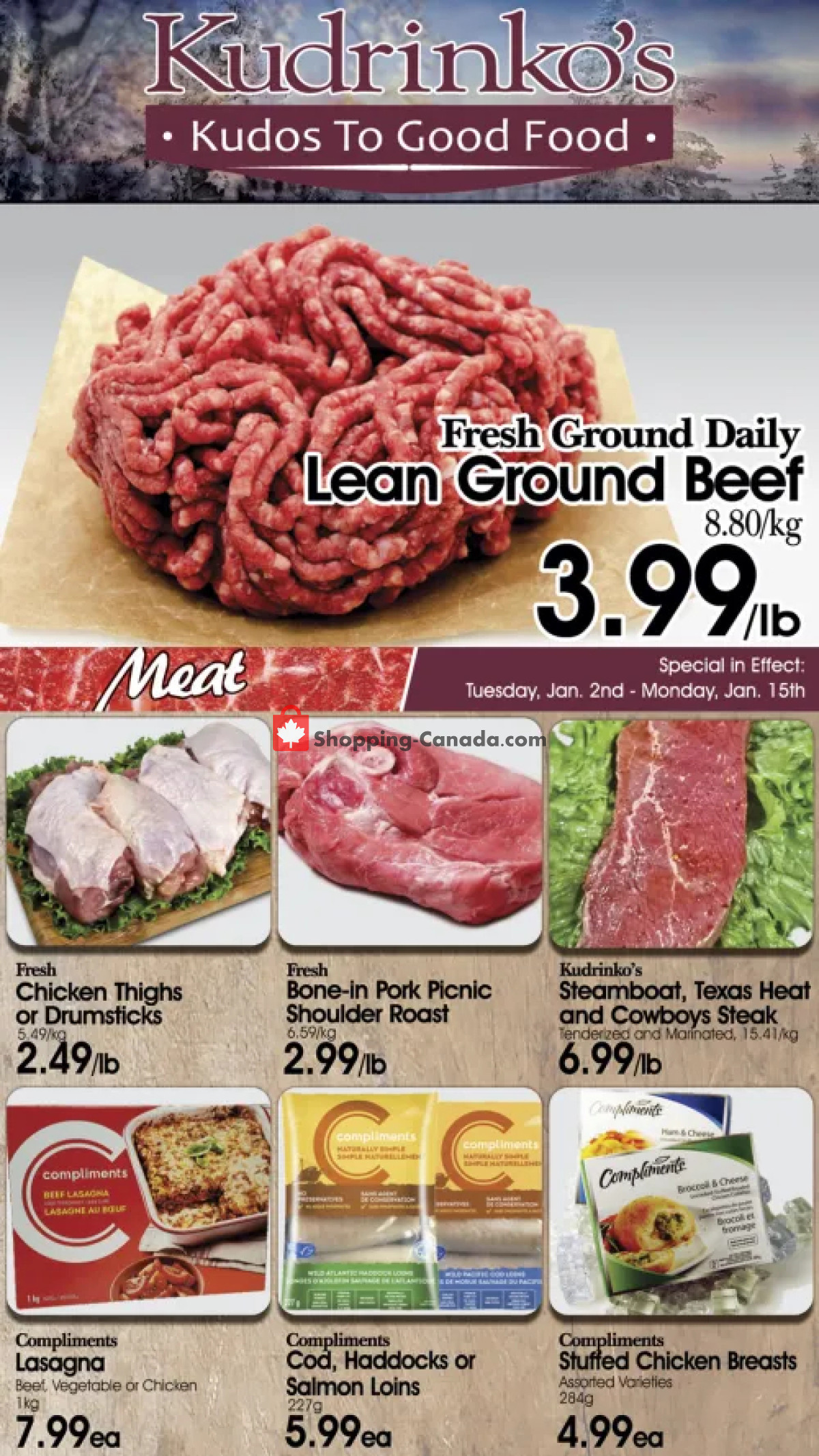 Kudrinko's flyer from Tuesday January 2, 2024 to Monday January 15, 2024 - page 4