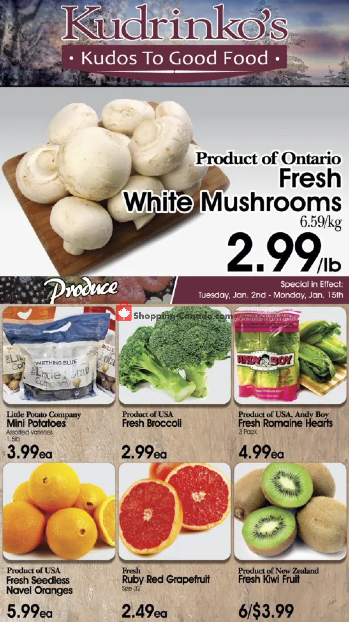 Kudrinko's flyer from Tuesday January 2, 2024 to Monday January 15, 2024 - page 5