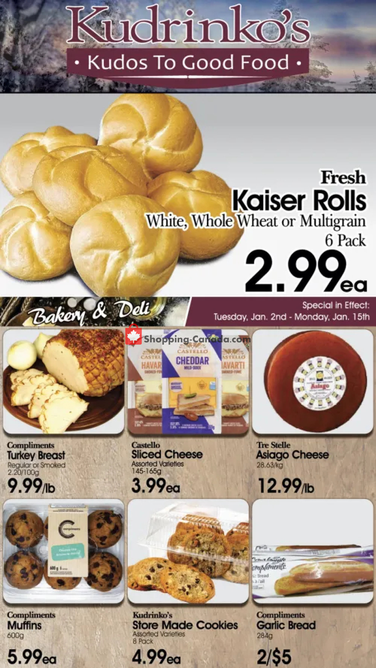 Kudrinko's flyer from Tuesday January 2, 2024 to Monday January 15, 2024 - page 6