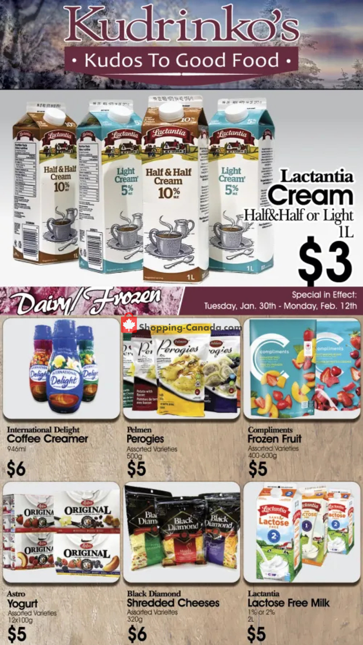 Kudrinko's flyer from Tuesday January 30, 2024 to Monday February 12, 2024 - page 3