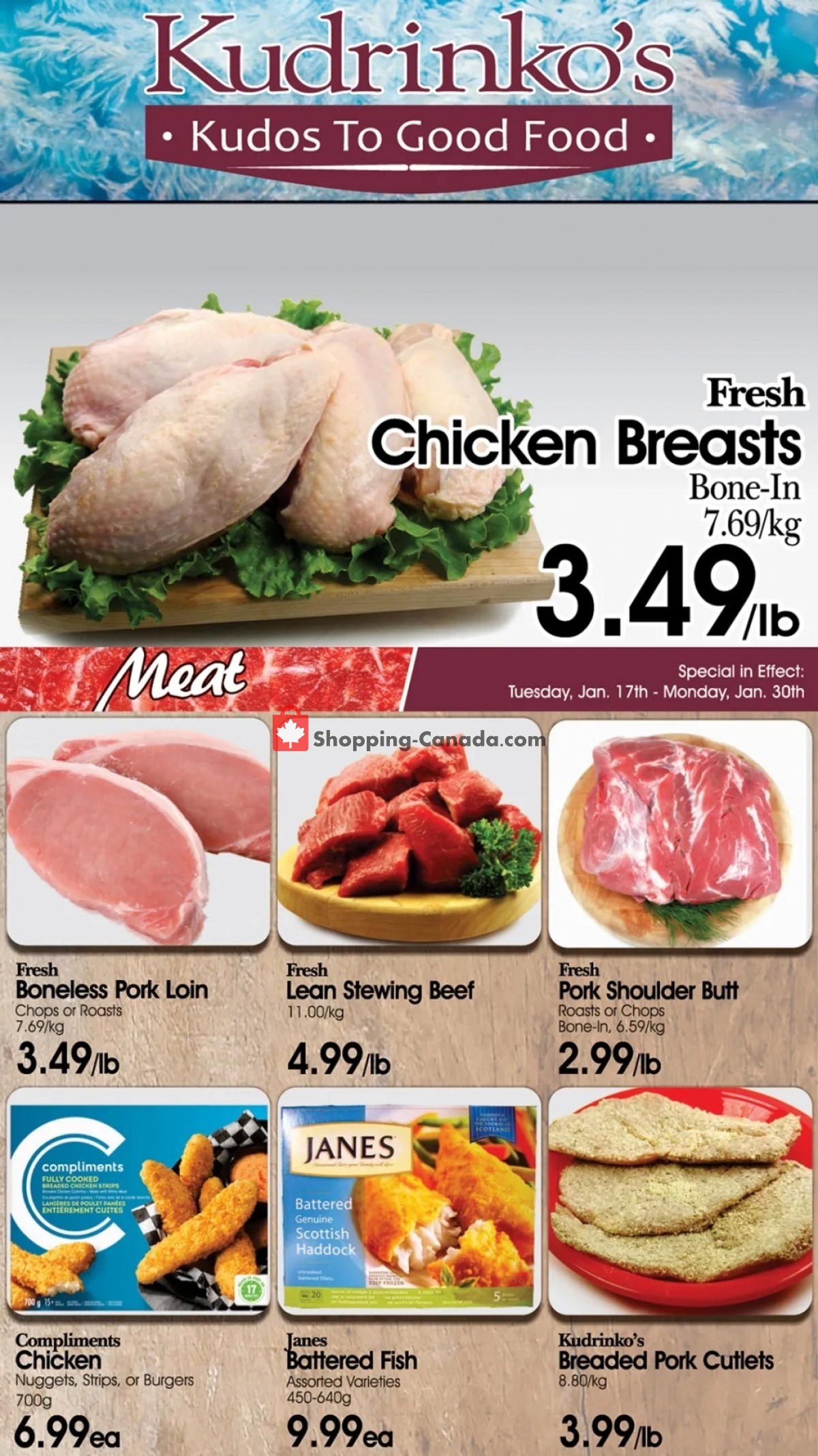 Kudrinko's flyer from Tuesday January 17, 2023 to Monday January 30, 2023 - page 4
