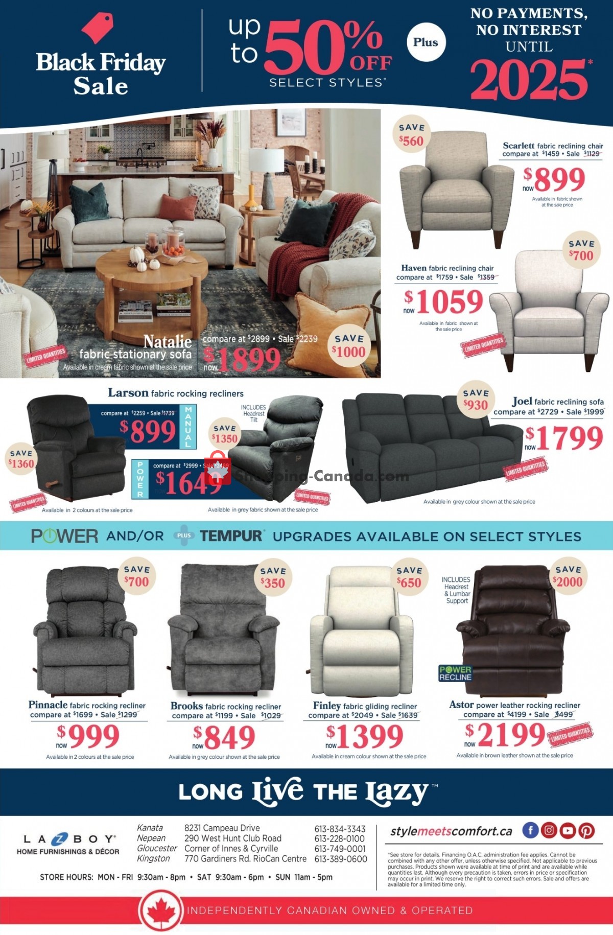 La-Z-Boy flyer from Tuesday November 14, 2023 to Monday December 4, 2023 - page 2