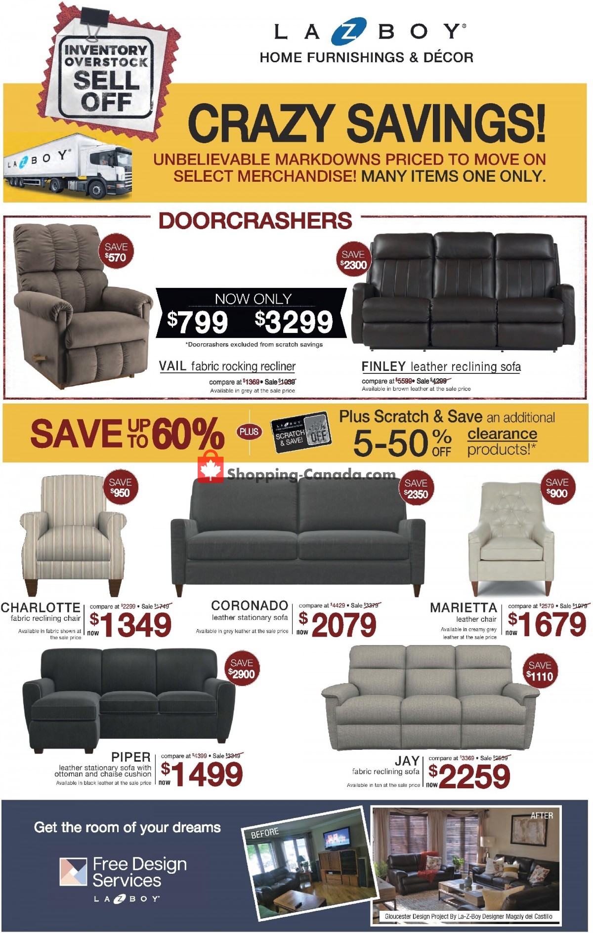La-Z-Boy flyer from Friday January 20, 2023 to Thursday February 9, 2023 - page 1