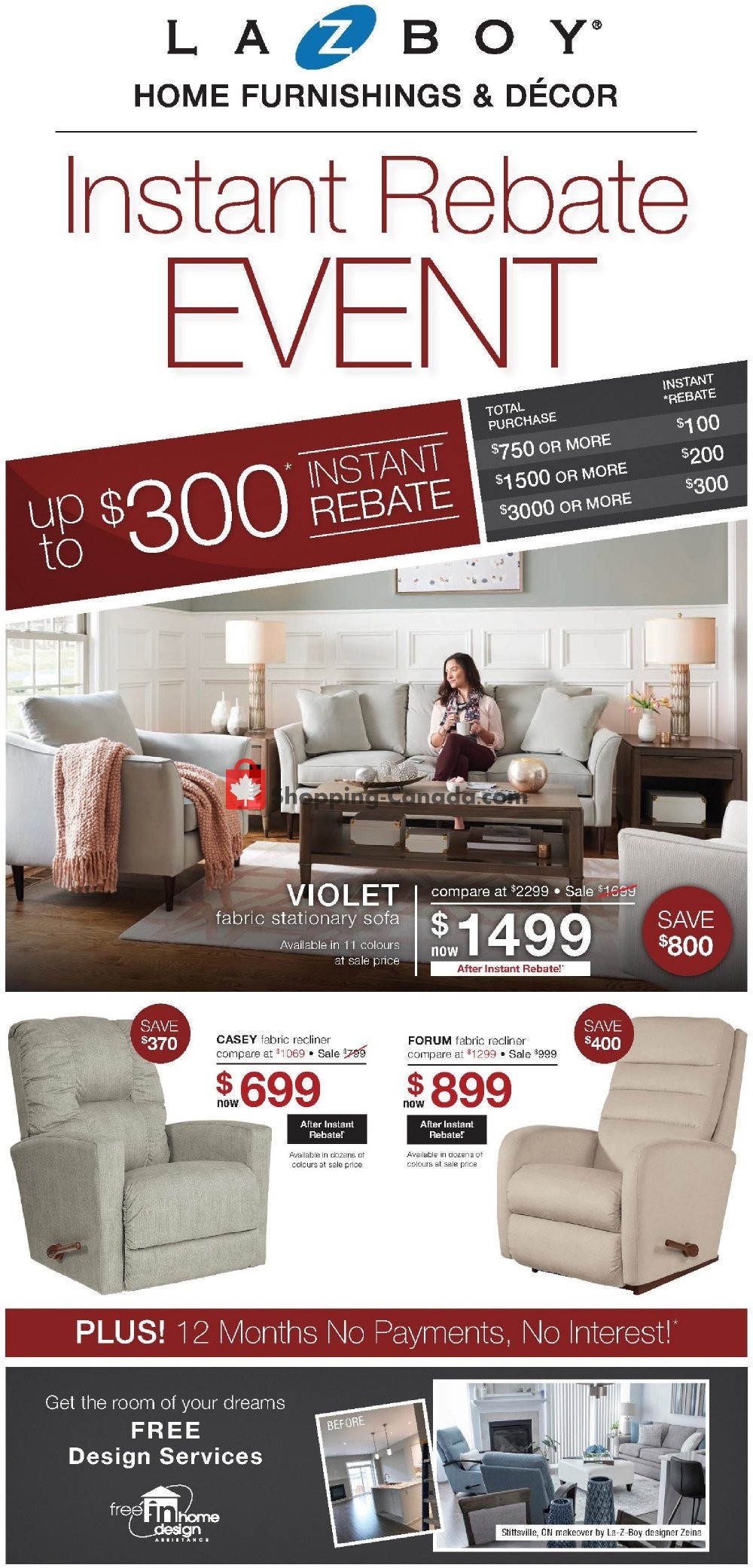 La-Z-Boy flyer from Tuesday February 4, 2020 to Monday February 10, 2020 - page 1