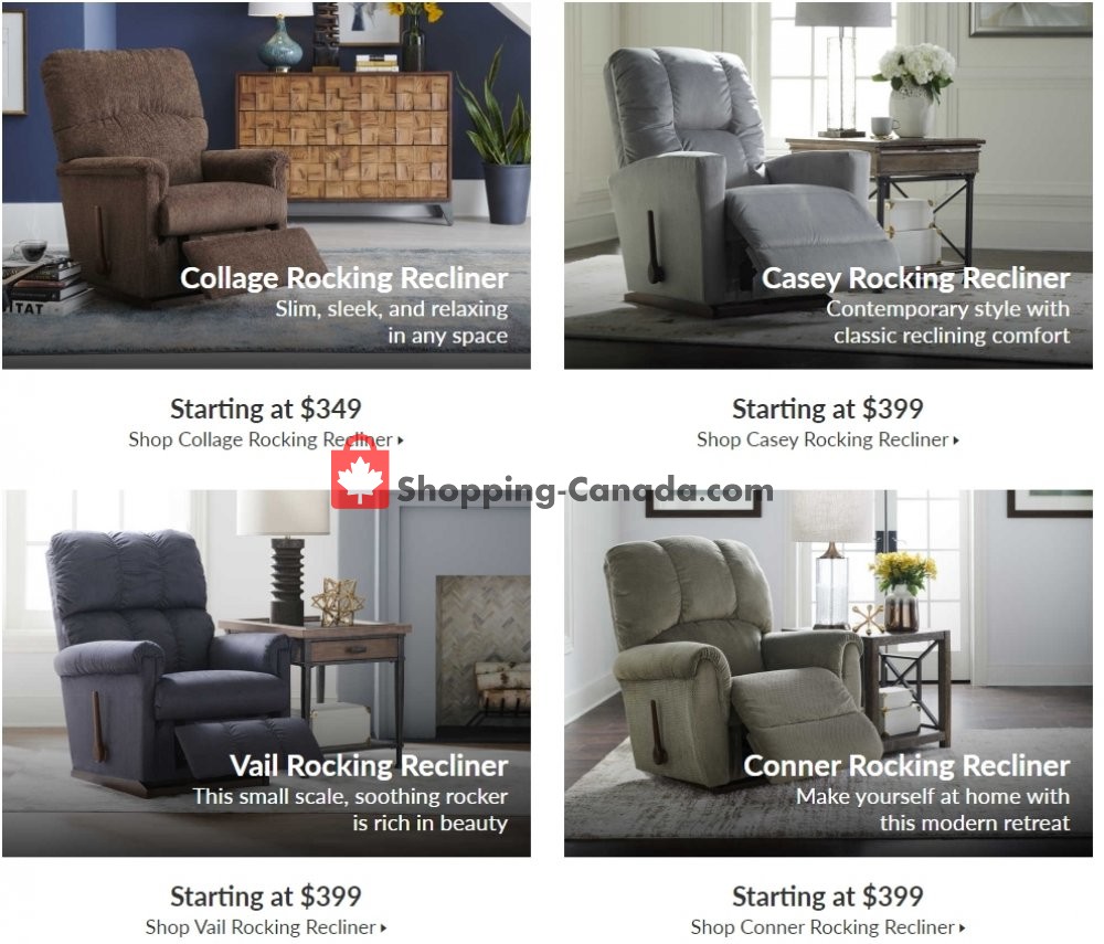 LaZBoy Canada, flyer (Memorial Day Sale) May 13 May 19, 2020