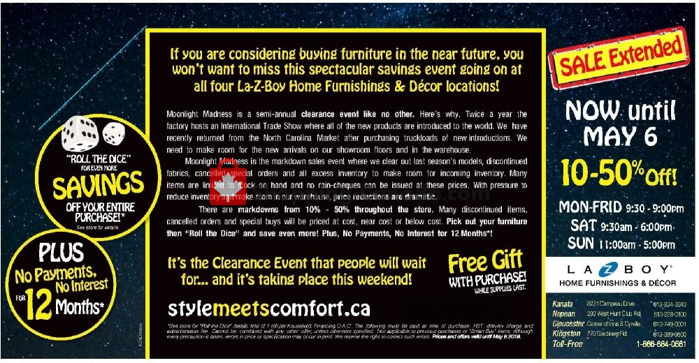 La-Z-Boy flyer from Thursday May 2, 2019 to Monday May 6, 2019 - page 2
