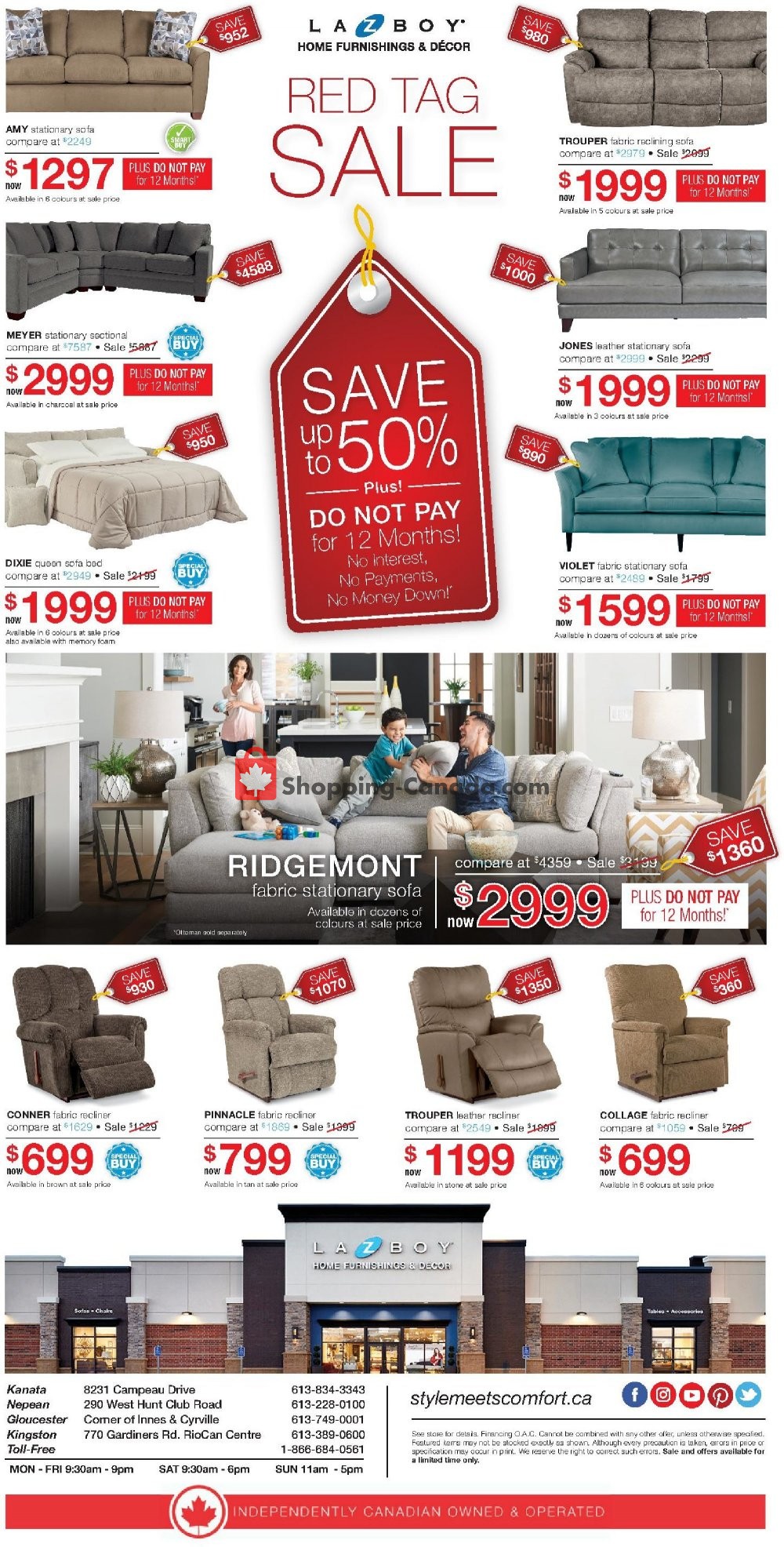 La-Z-Boy flyer from Tuesday May 14, 2019 to Monday May 20, 2019 - page 2