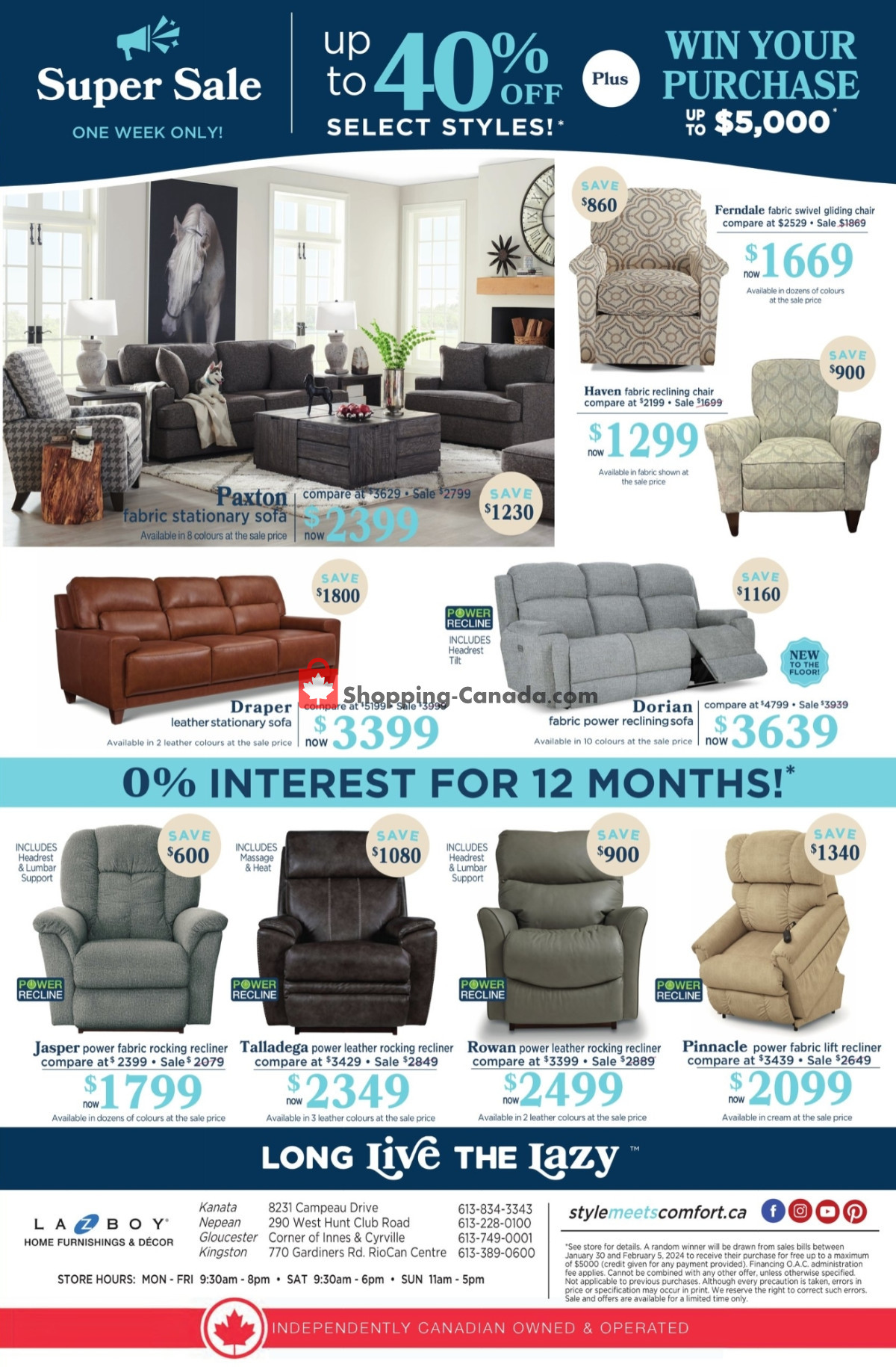 La-Z-Boy flyer from Tuesday January 30, 2024 to Monday February 5, 2024 - page 2