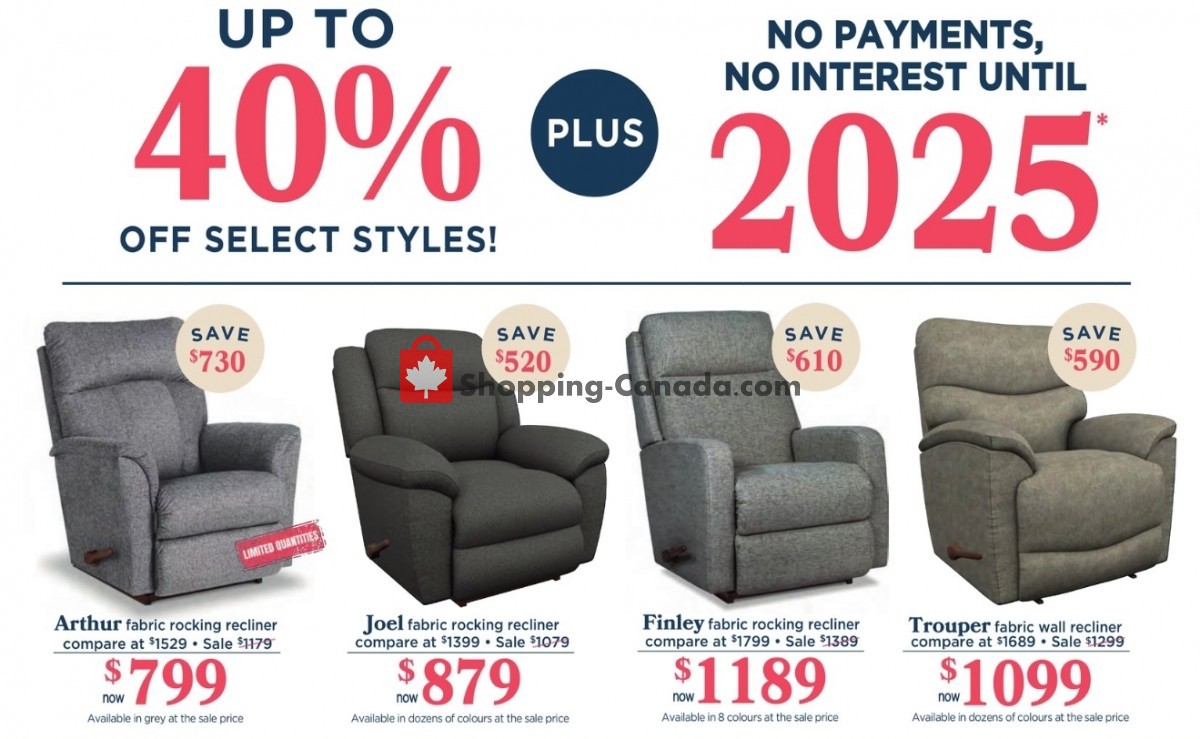 La-Z-Boy flyer from Tuesday December 5, 2023 to Monday December 25, 2023 - page 2