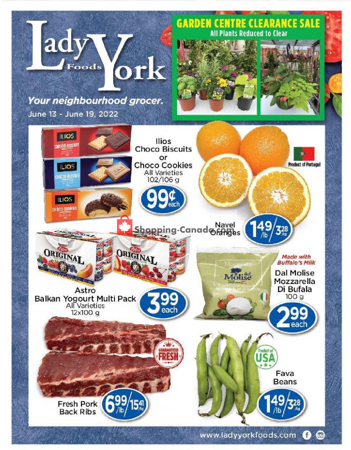 Lady York Foods flyer from Monday June 13, 2022 to Sunday June 19, 2022 - page 1