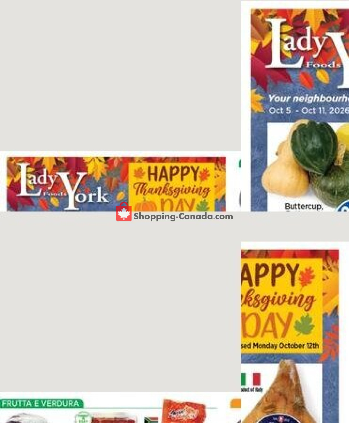 Lady York Foods flyer from Monday October 5, 2026 to Sunday October 11, 2026 - page 1