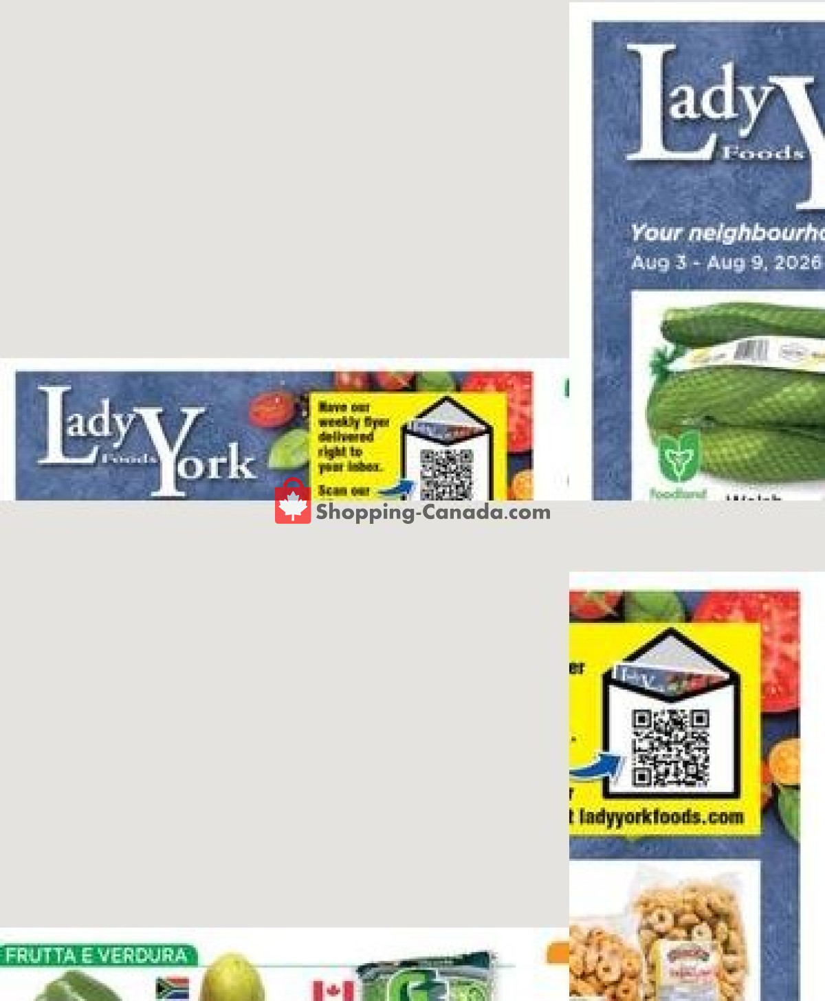 Lady York Foods flyer from Monday August 3, 2026 to Sunday August 9, 2026 - page 1