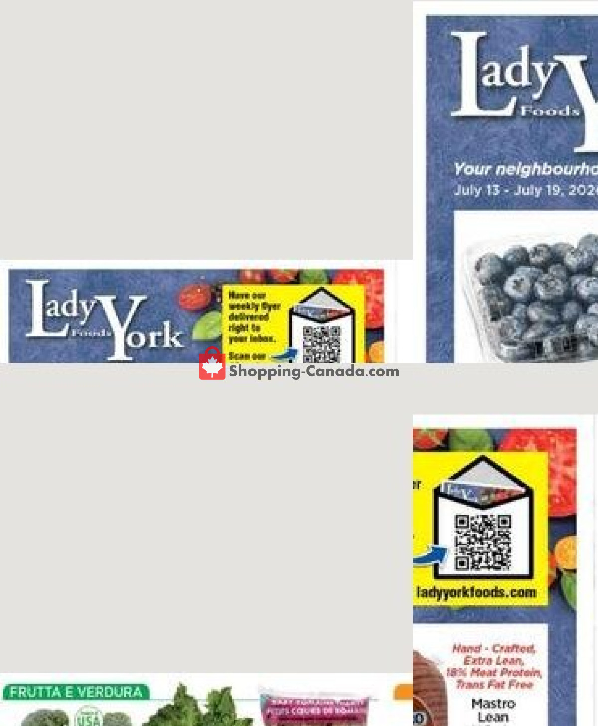 Lady York Foods flyer from Monday July 13, 2026 to Sunday July 19, 2026 - page 1