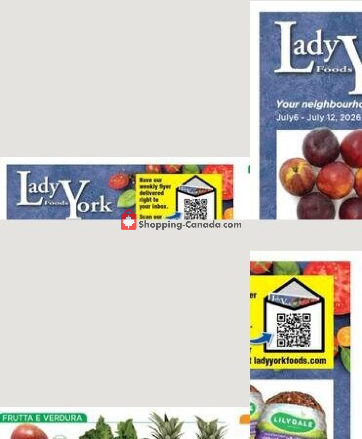 Lady York Foods flyer from Monday July 6, 2026 to Sunday July 12, 2026 - page 1