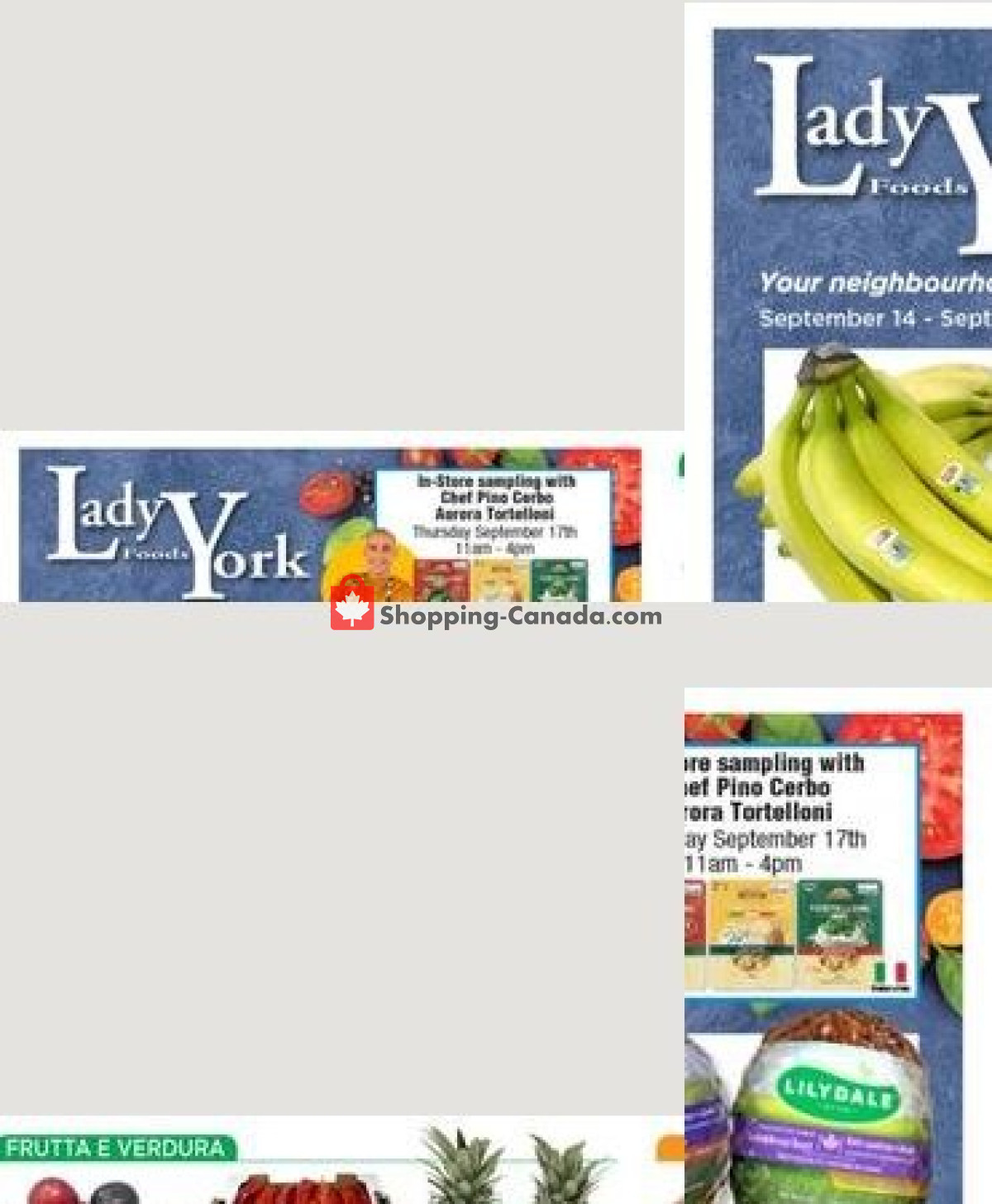 Lady York Foods flyer from Monday September 14, 2026 to Sunday September 20, 2026 - page 1