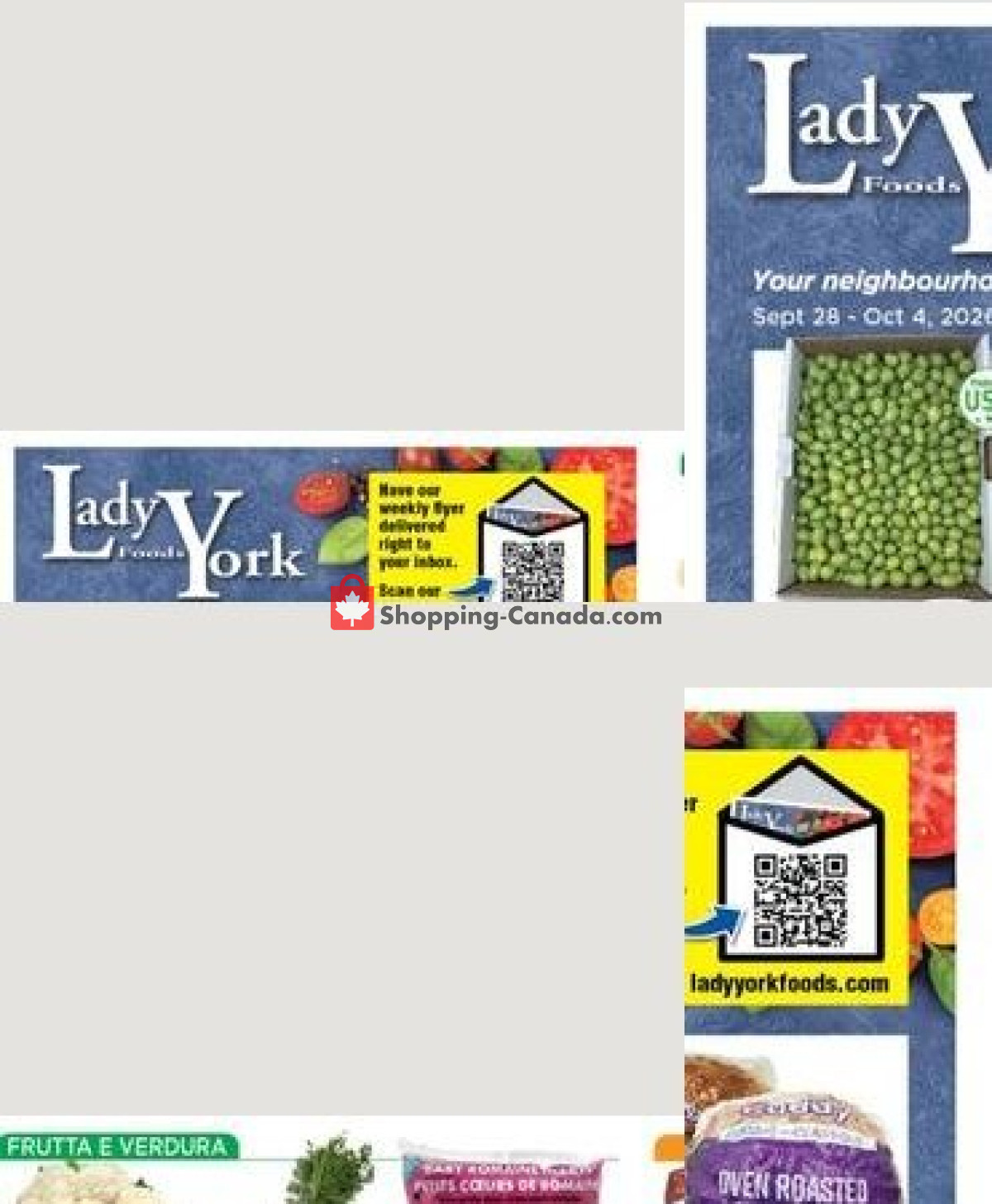 Lady York Foods flyer from Monday September 28, 2026 to Sunday October 4, 2026 - page 1