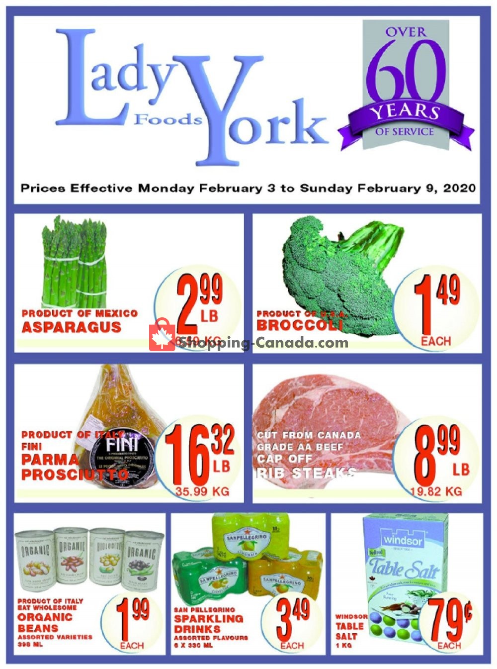 Lady York Foods flyer from Monday February 3, 2020 to Sunday February 9, 2020 - page 1