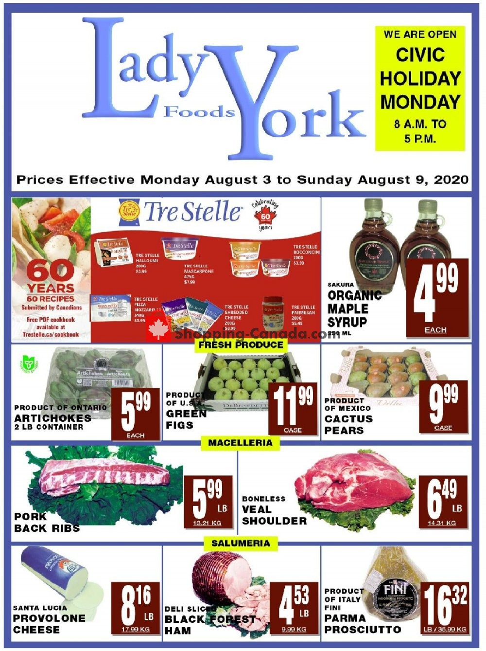 Lady York Foods flyer from Monday August 3, 2020 to Sunday August 9, 2020 - page 1