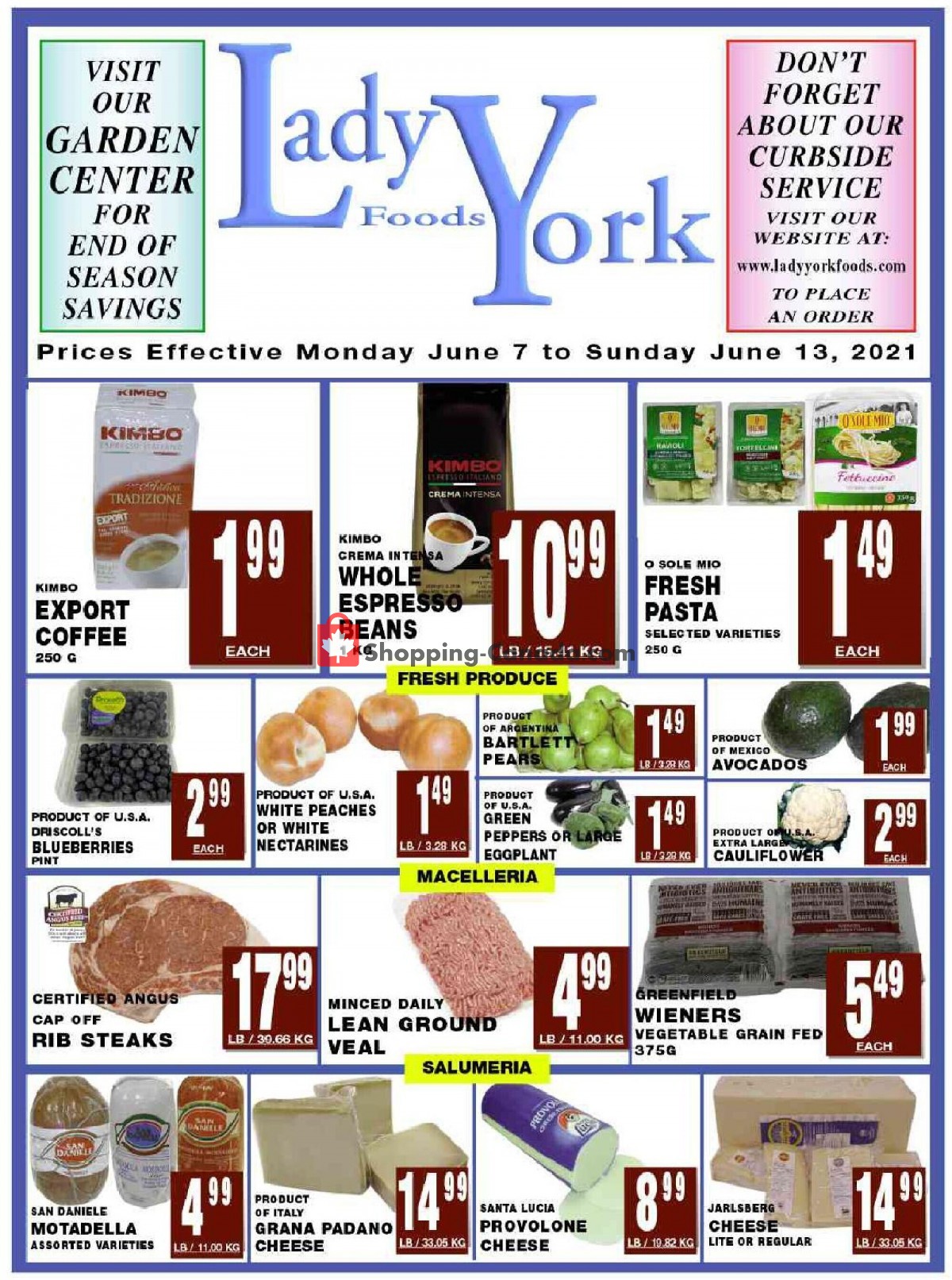 Lady York Foods flyer from Monday June 7, 2021 to Sunday June 13, 2021 - page 1