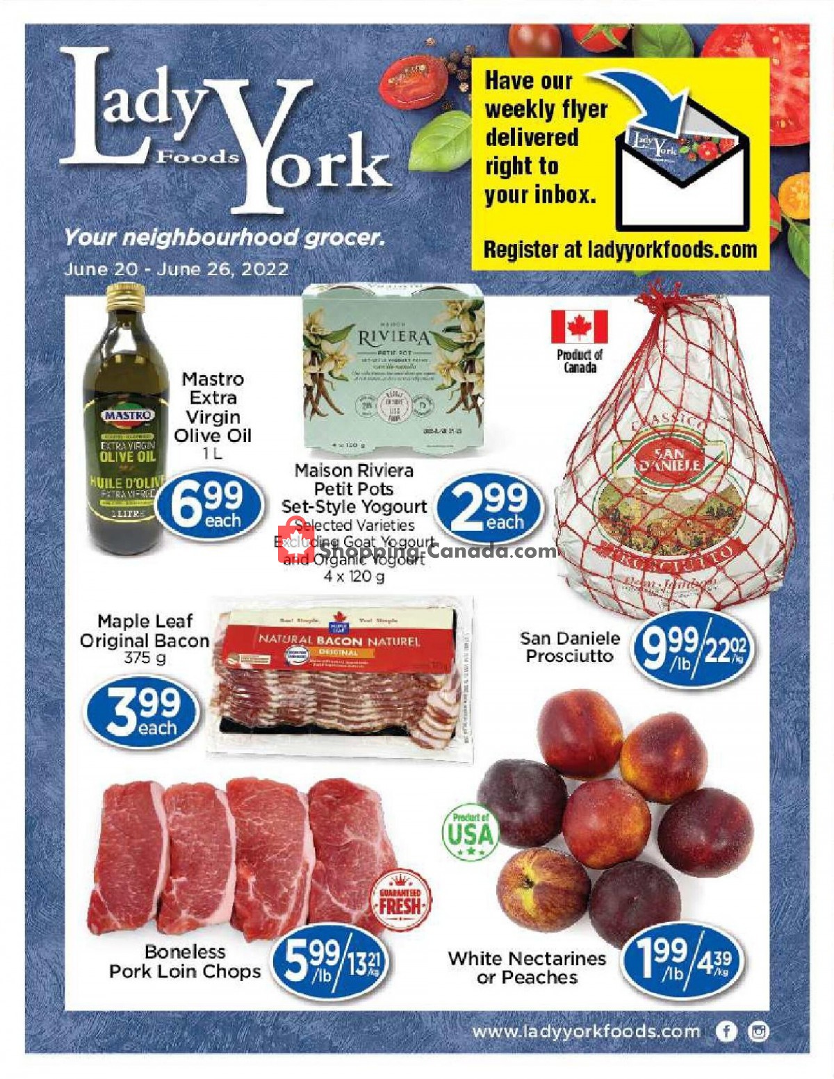 Lady York Foods flyer from Monday June 20, 2022 to Sunday June 26, 2022 - page 1