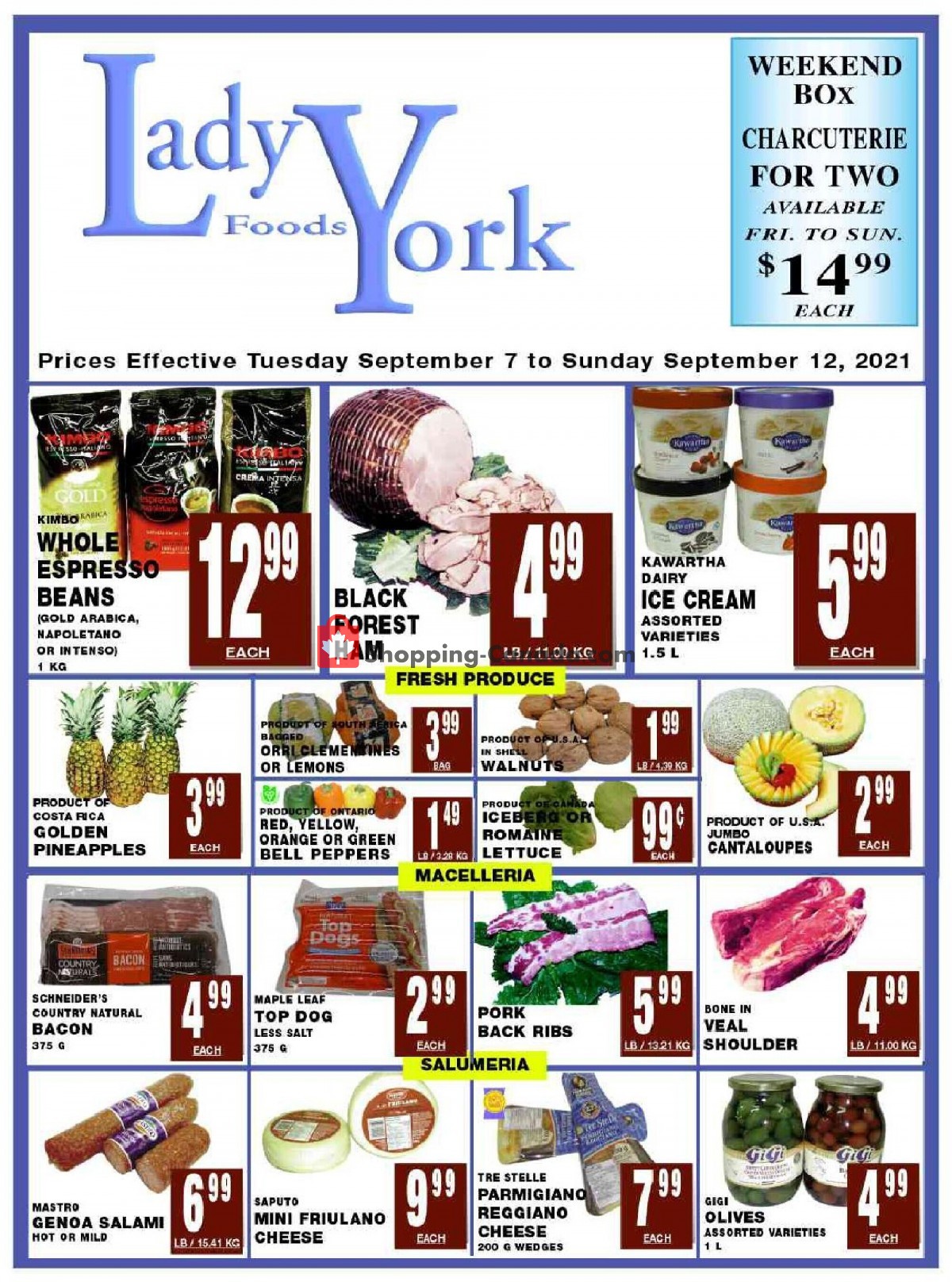 Lady York Foods flyer from Tuesday September 7, 2021 to Sunday September 12, 2021 - page 1
