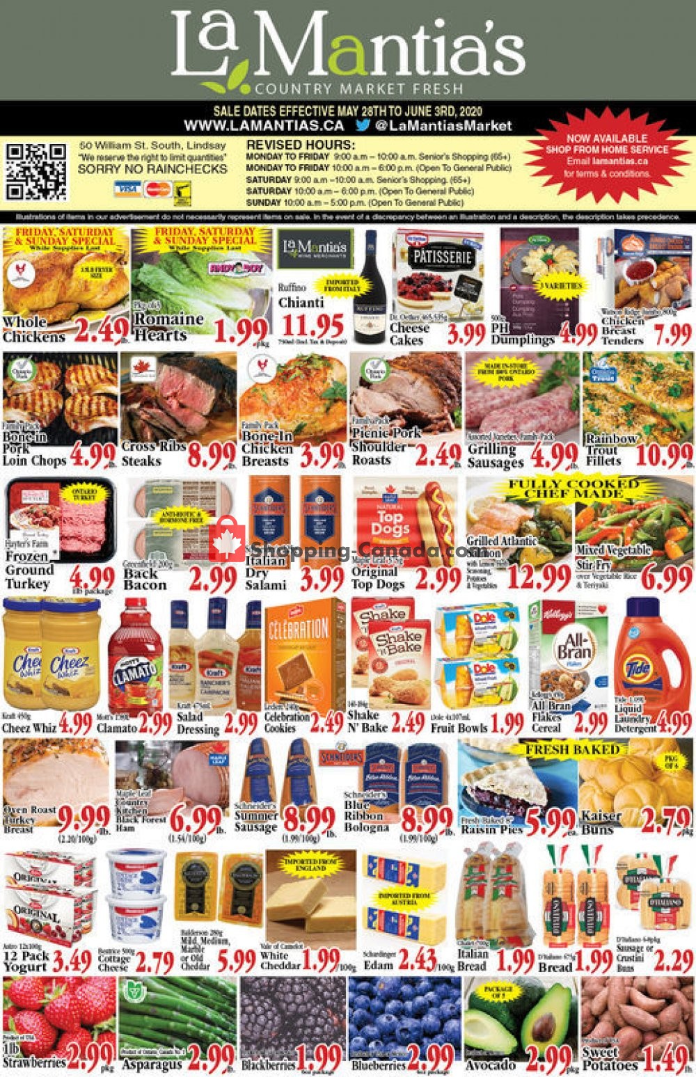 Lamantia's Country Market flyer from Thursday May 28, 2020 to Wednesday June 3, 2020 - page 1
